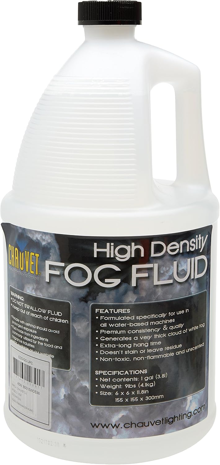 CHAUVET DJ High-Density Fog Machine Fluid for Perfect Effects
