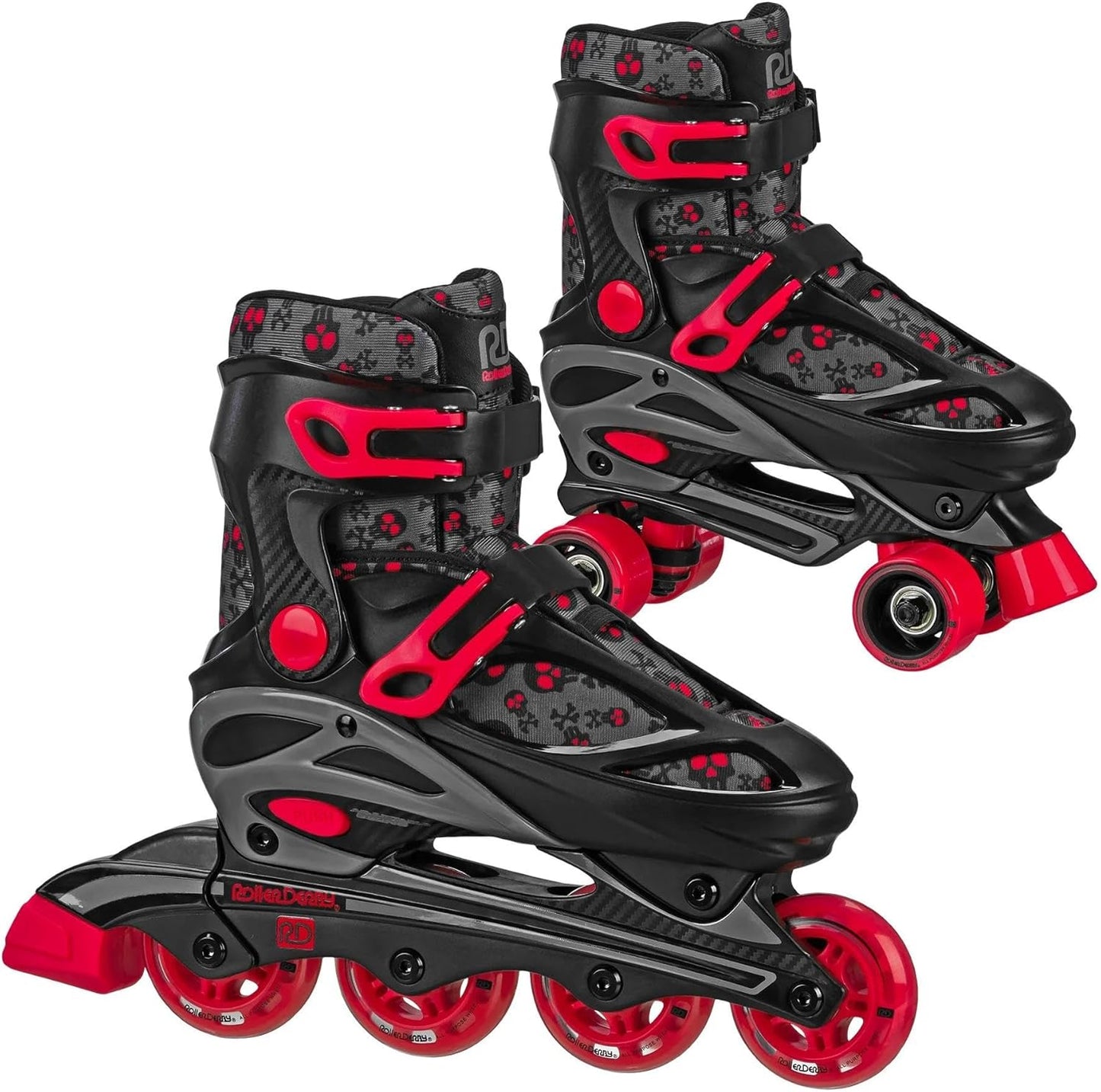 Roller Derby Falcon 2-in-1 Combo Quad and Inline Skates for Kids