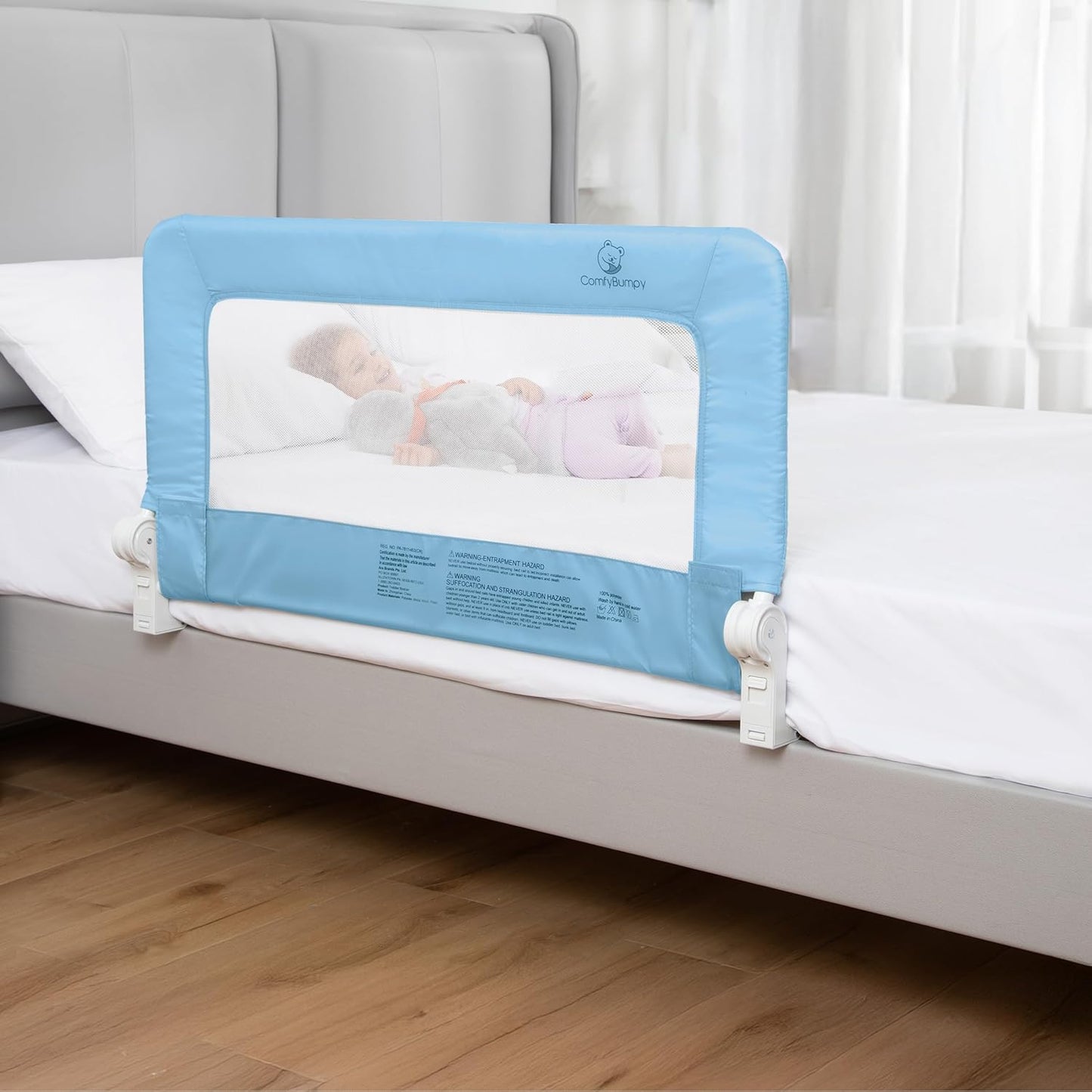 ComfyBumpy Bed Rail for Toddlers - Safe Sleep Solution