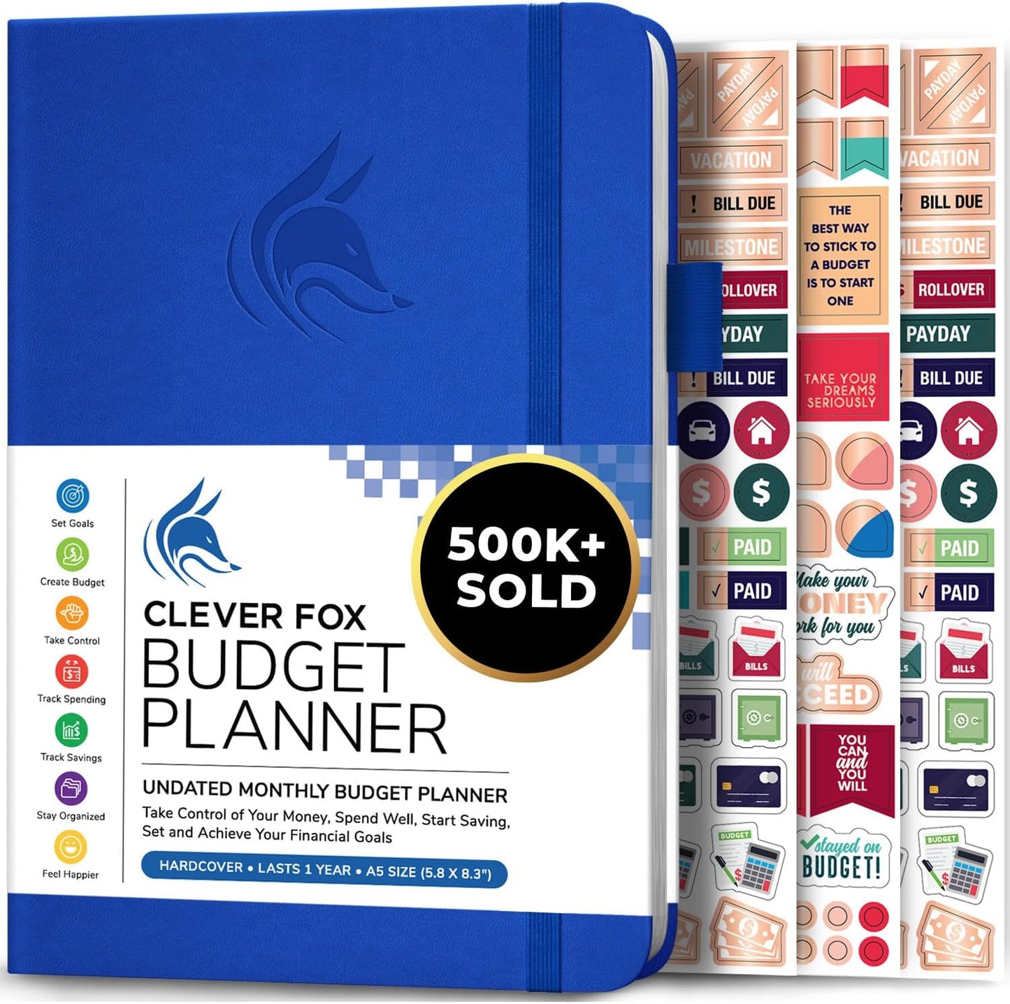 Clever Fox Budget Planner - Financial Organization A5