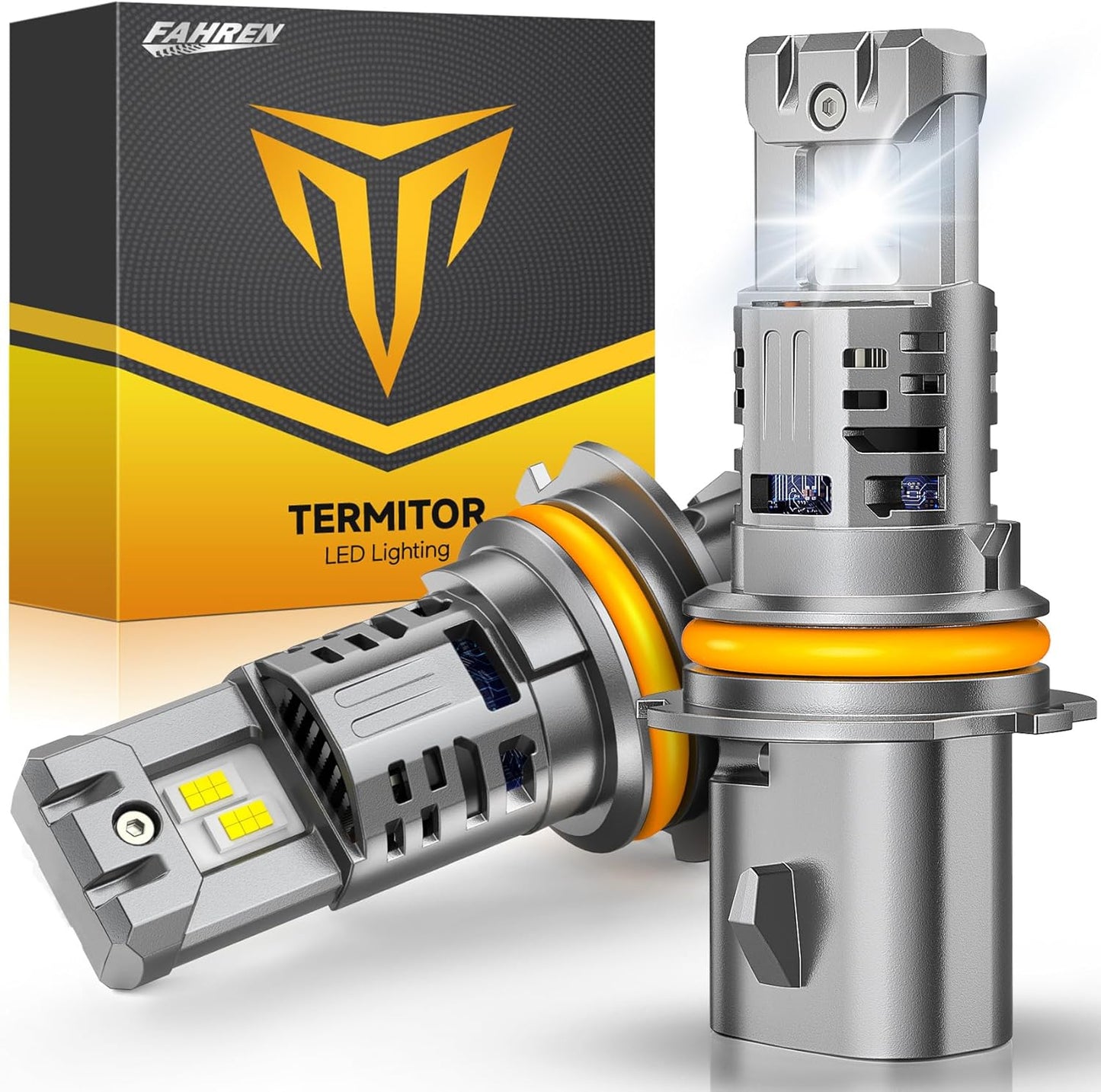 Fahren 9007/HB5 Light Bulbs: 33000LM Brighter, Easy Install