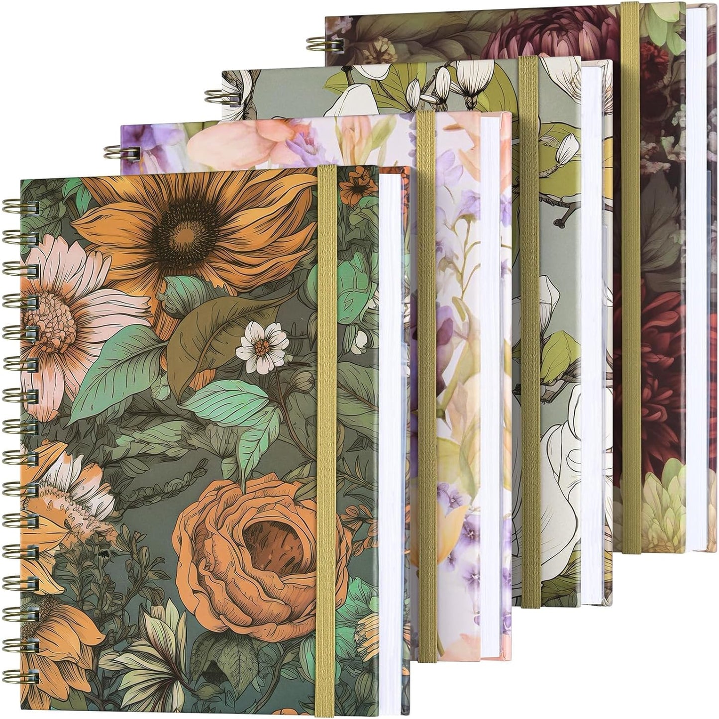 Cute Hardcover Spiral Notebooks for Women | OMEYA | Stay Organized in Style!