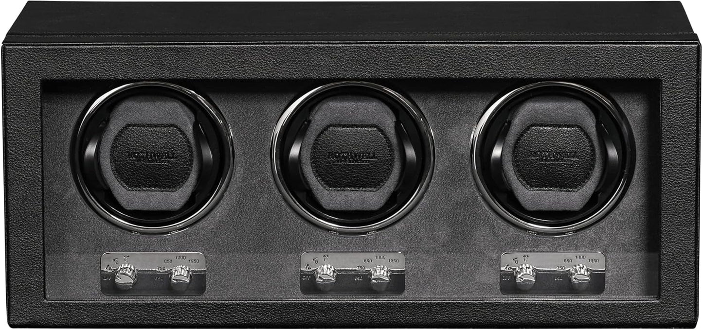 ROTHWELL Triple Watch Winder - Quiet Motor, Multi-Speed Rotation