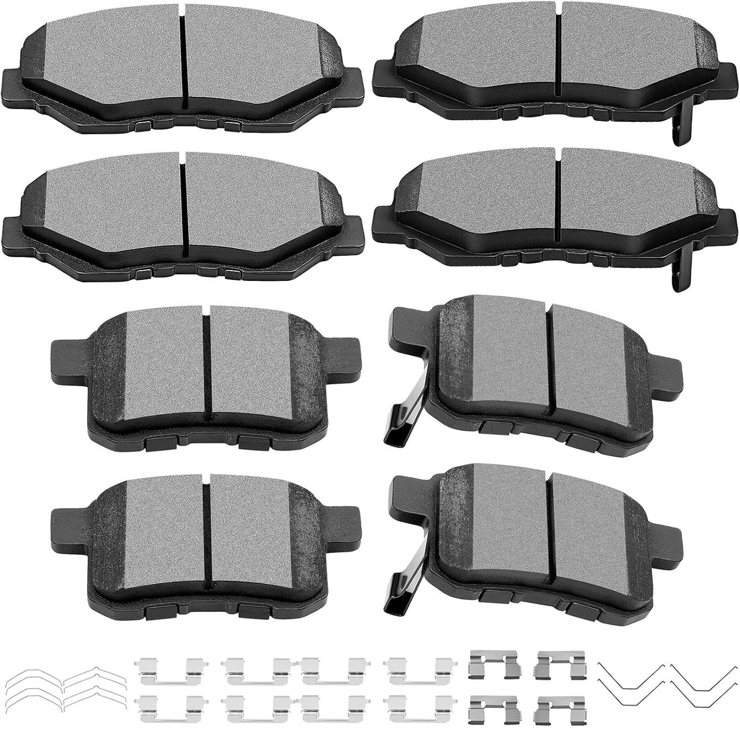 SCITOO Ceramic Brake Pads for 2008-2012 Honda Accord Vehicles