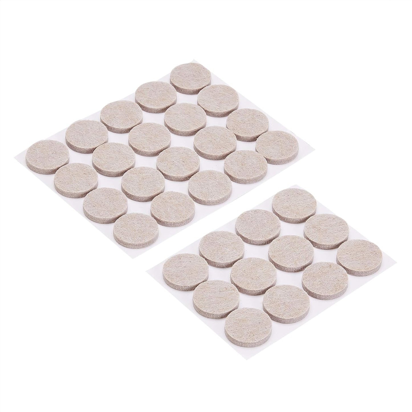 32 Count 1 Inch Beige Felt Furniture Pads - Protect Your Floors!