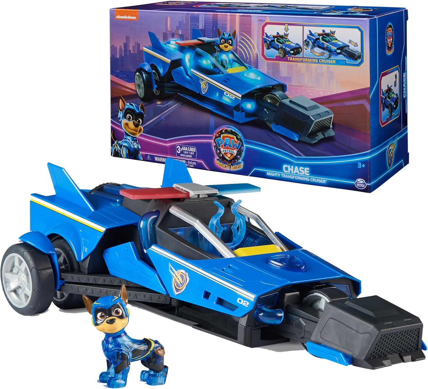 Chase's Mighty Transforming Cruiser with Lights and Sounds