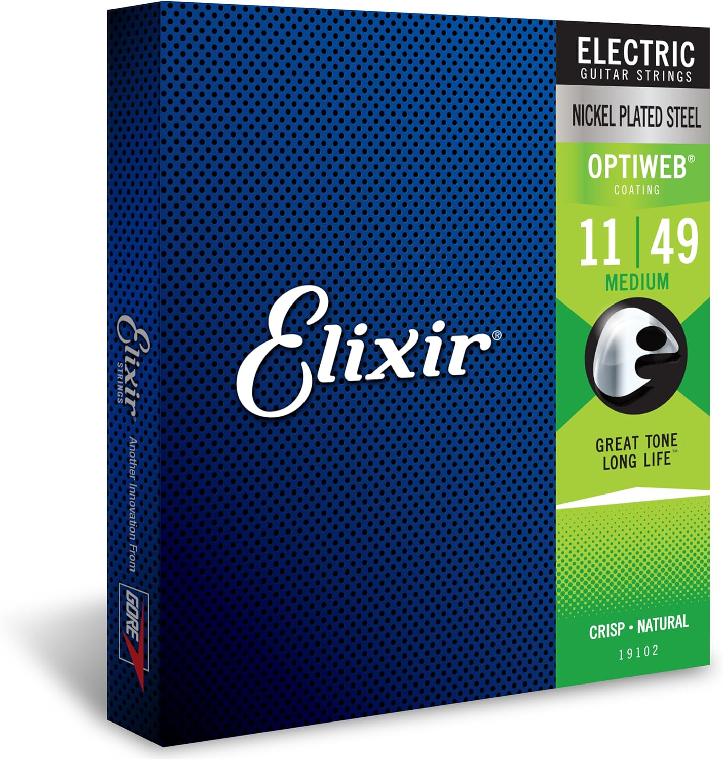 Long-Lasting Crisp Tone: Elixir OPTIWEB Electric Strings