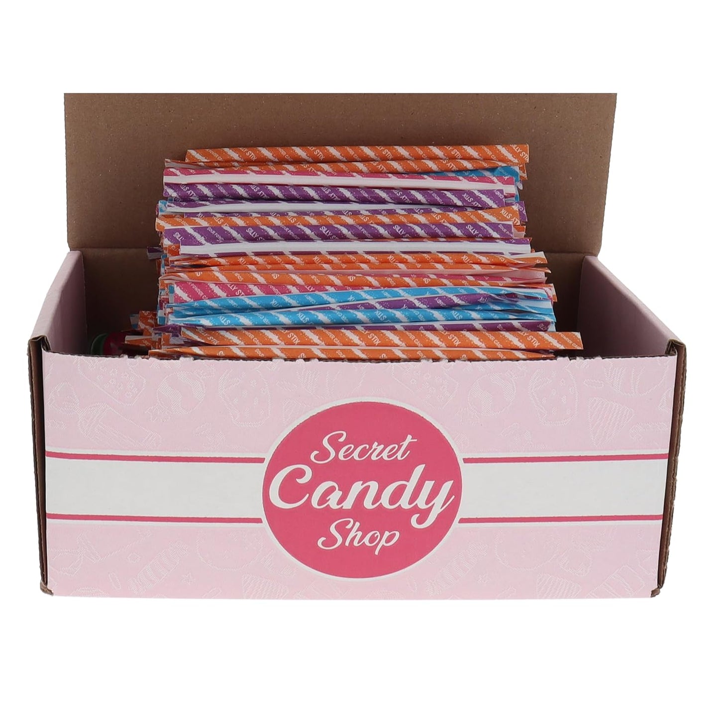 Silly Pixy Stix Bulk in Box - 300 Assorted Flavors