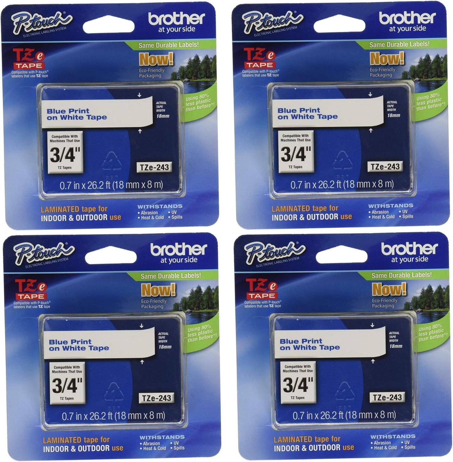 Brother P-Touch TZE-243 Tape for Stylish and Durable Labeling