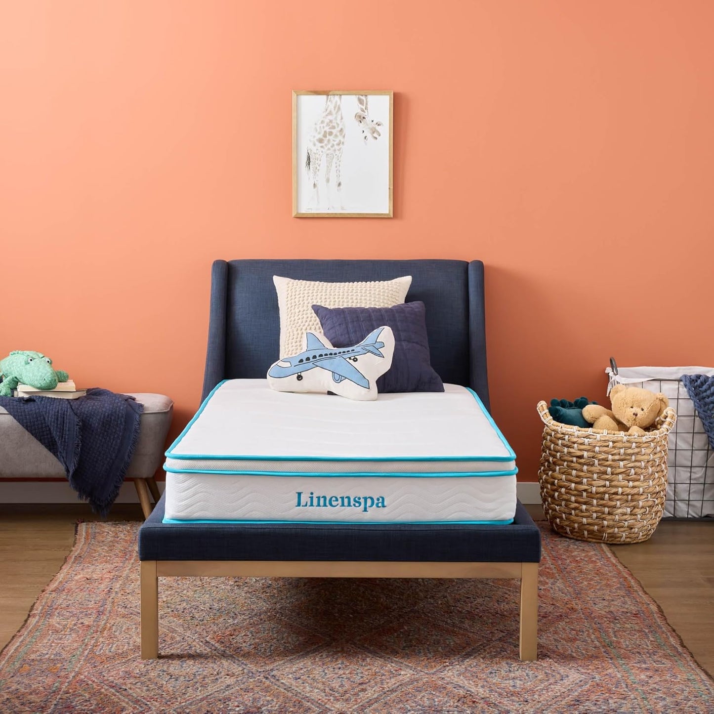 Linenspa 8 Inch Memory Foam and Spring Hybrid Mattress Review