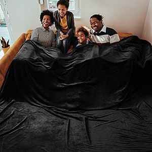 Oversized Fleece Blanket by Bedsure - Cozy Soft Plush Comfort
