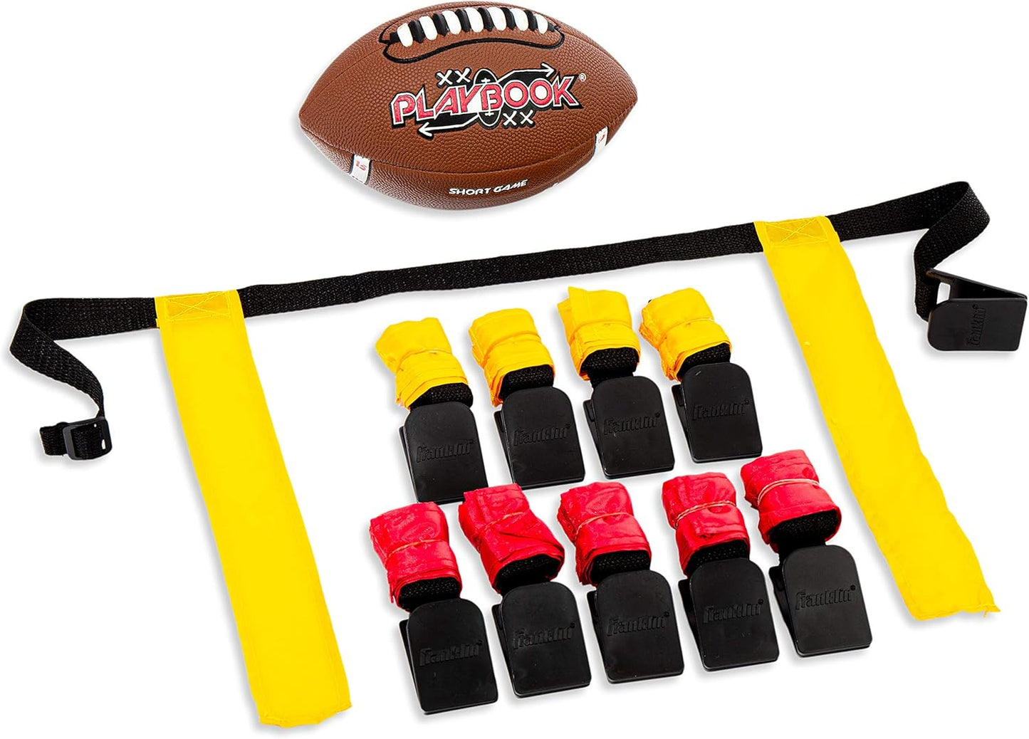 Franklin Sports Mini Playbook Flag Football Set for Fun Outdoors