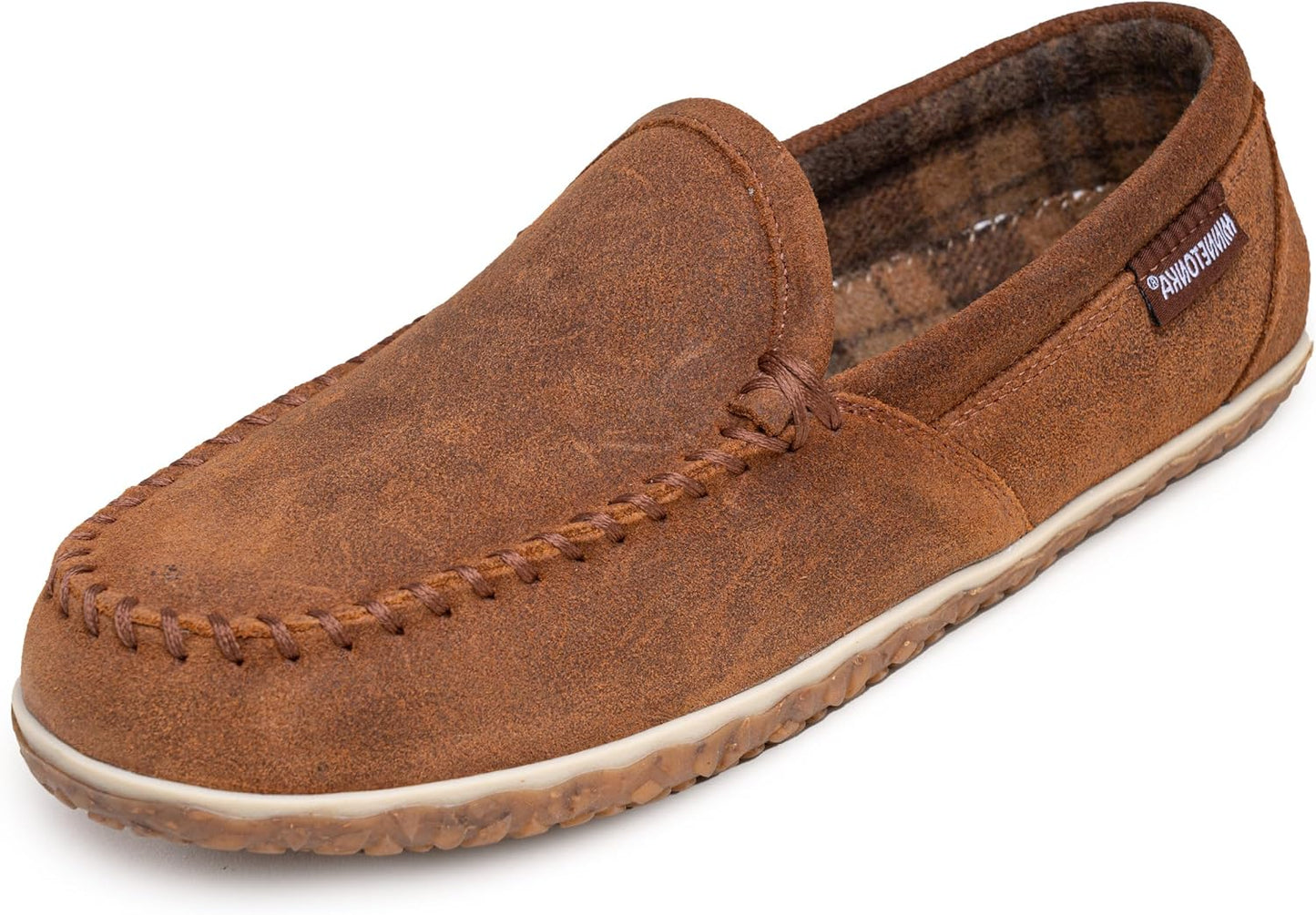 Minnetonka Men's Tilden Moccasin Slippers for Comfort & Style