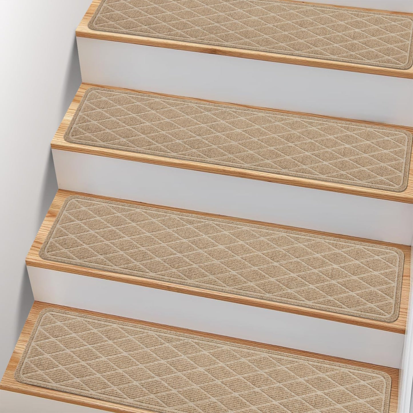 Non Slip Stair Treads for Wooden Steps - Safe and Stylish