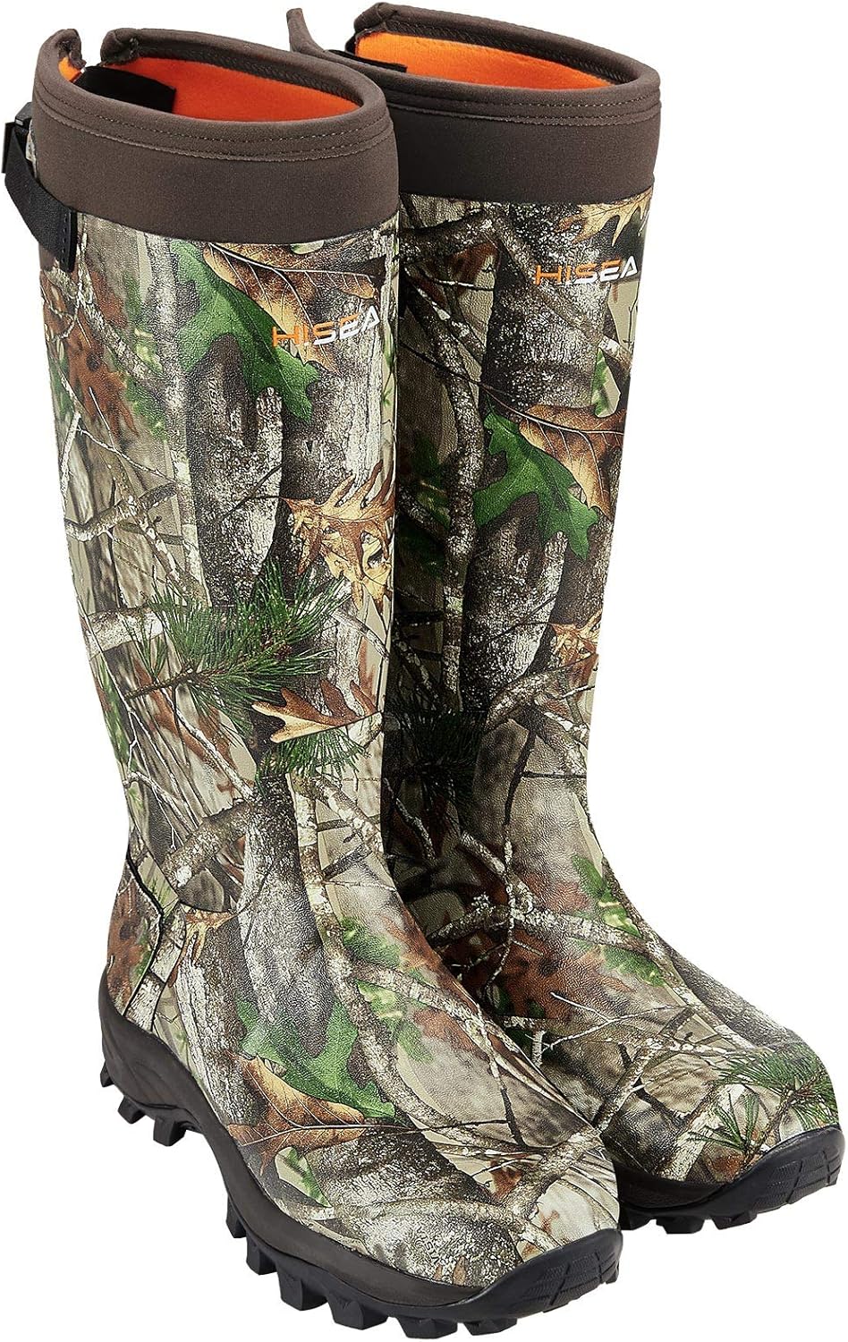 HISEA Rubber Hunting Boots: Waterproof Insulated Outdoor Footwear