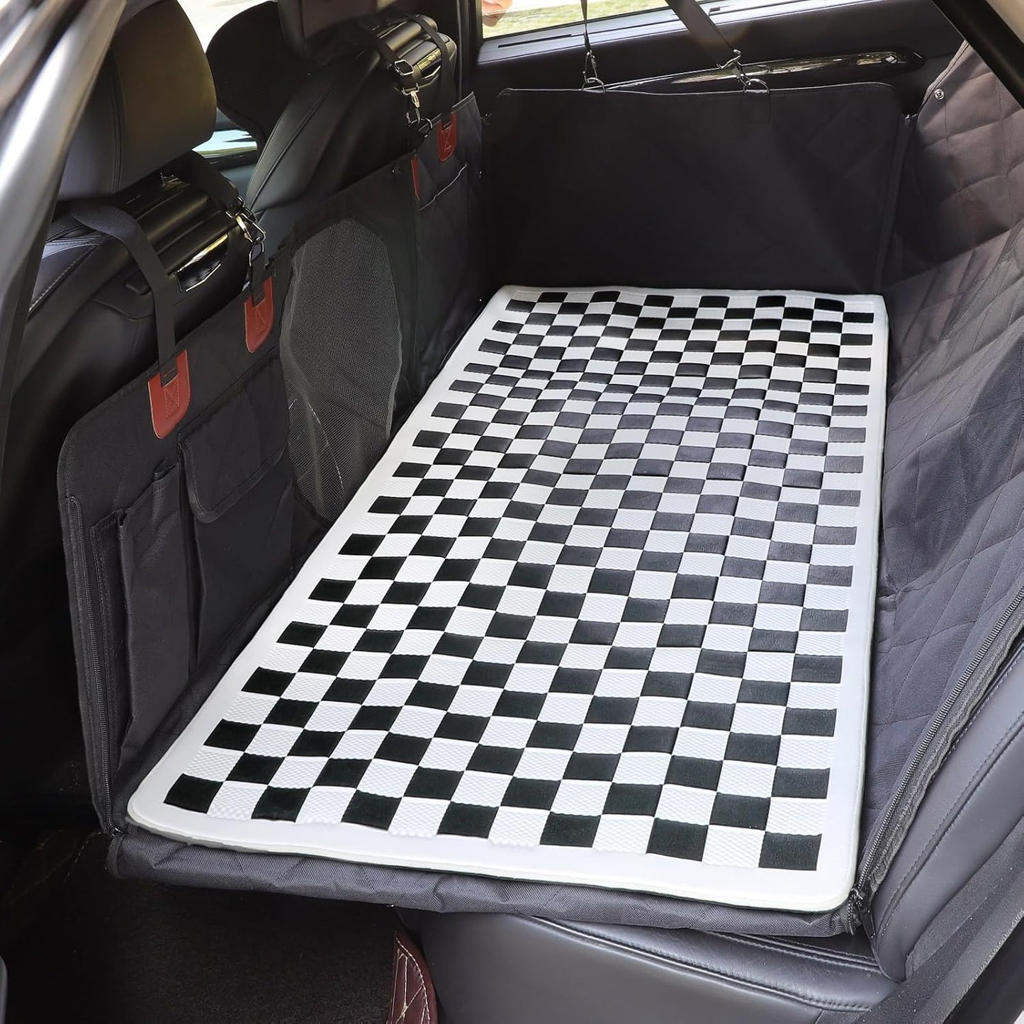 Non-Slip Pet Bed Mat for Back Seat Extender - Cozy & Stylish