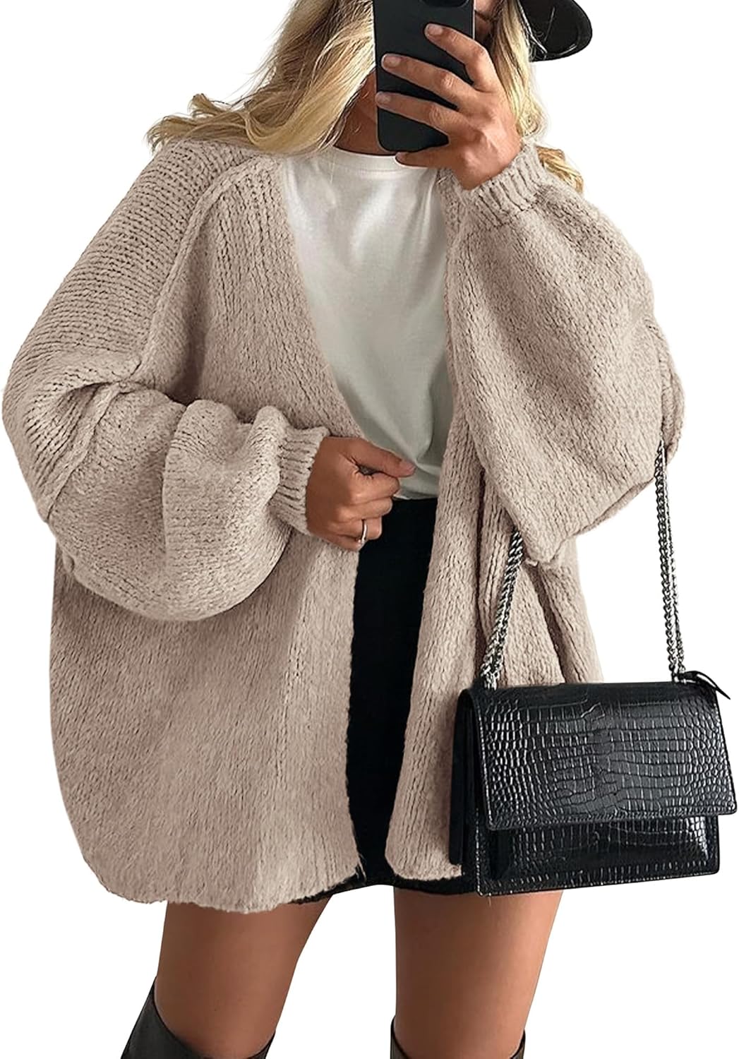PRETTYGARDEN Womens Oversized Cardigan Sweaters for Fall Style