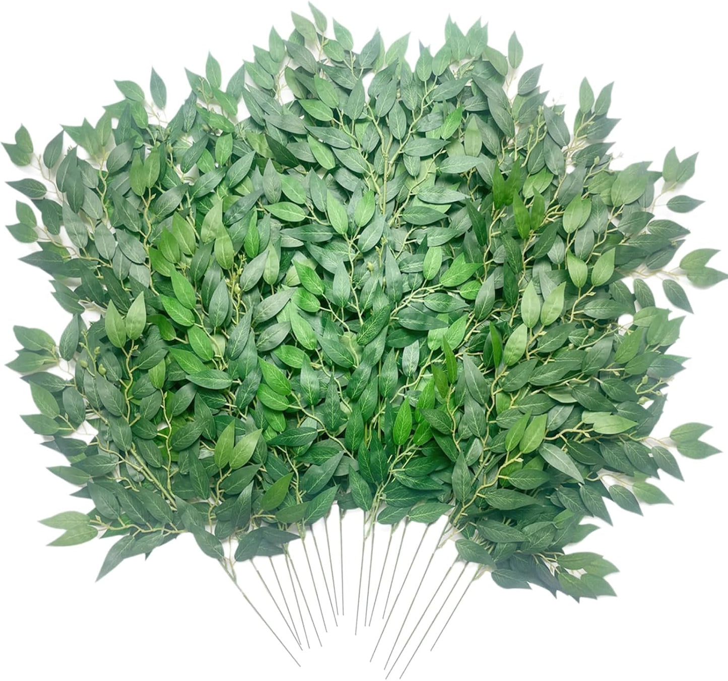 Artificial Italian Ruscus Greenery Stems for Elegant Decor