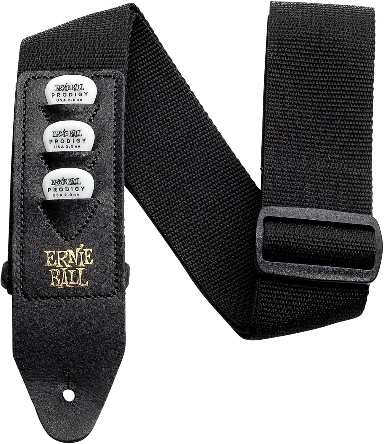Secure your picks with Ernie Ball Strap!