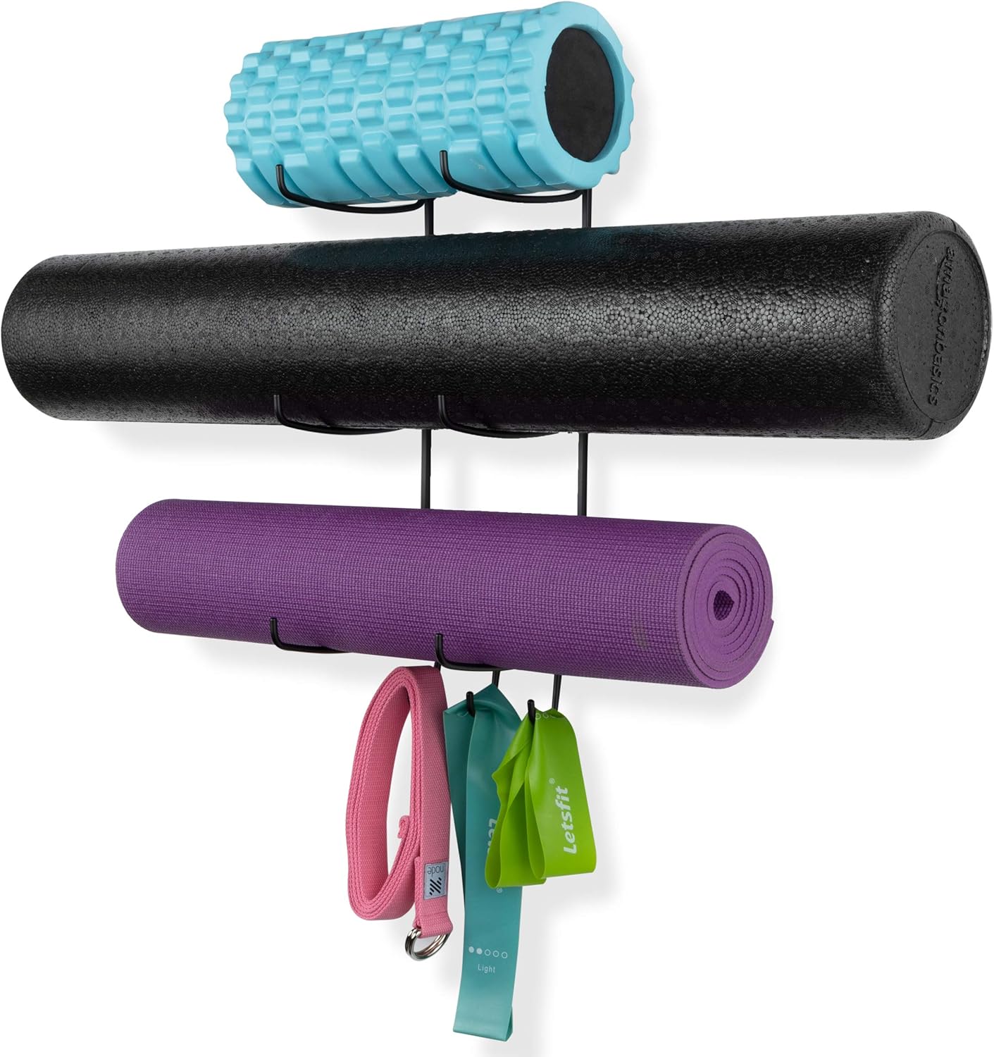 Wallniture Yoga Mat Rack: Space-Saving Organizer