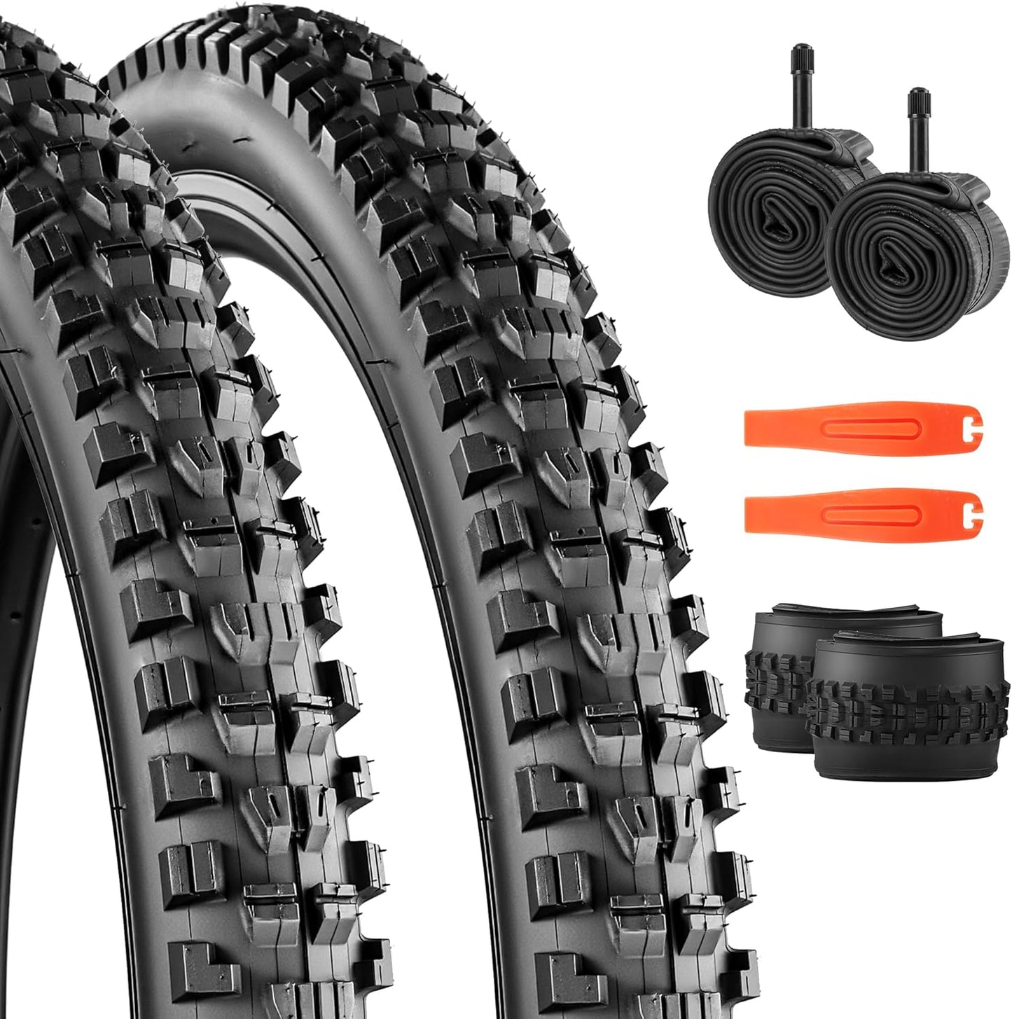 WEEROCK MTB Bike Tire Two Pack for 29 Inch Mountain Bikes