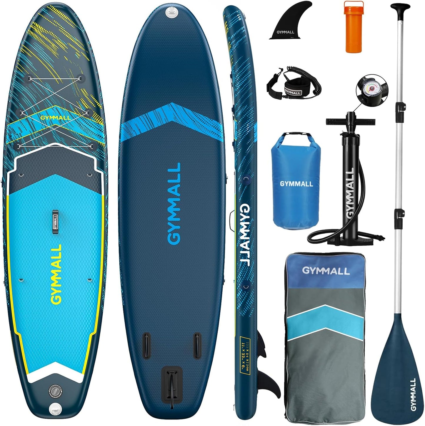 Inflatable Stand Up Paddle Board for All Skill Levels - GYMMALL