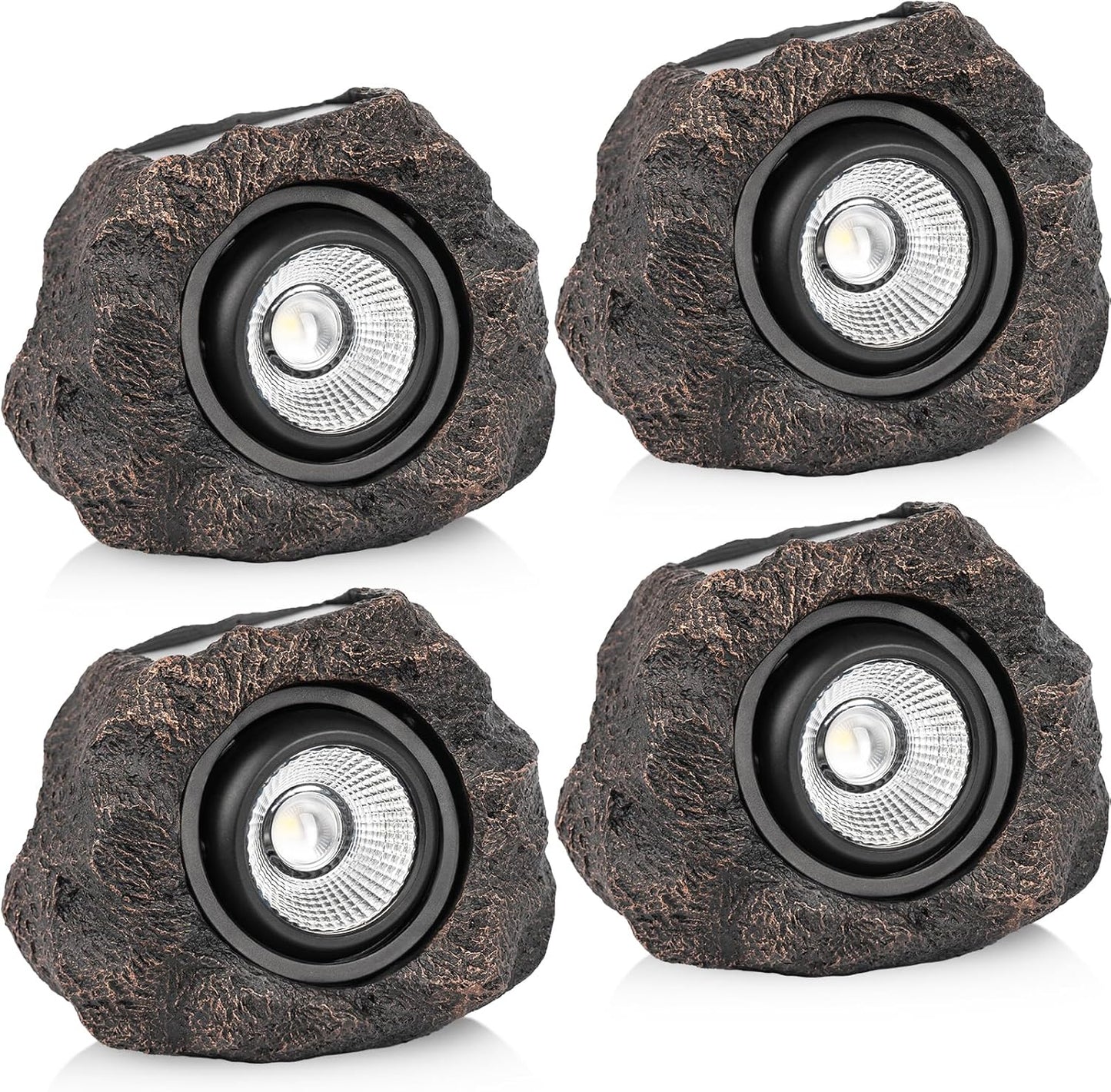 Solar Rock Lights for Outdoor Garden and Pathway Decor