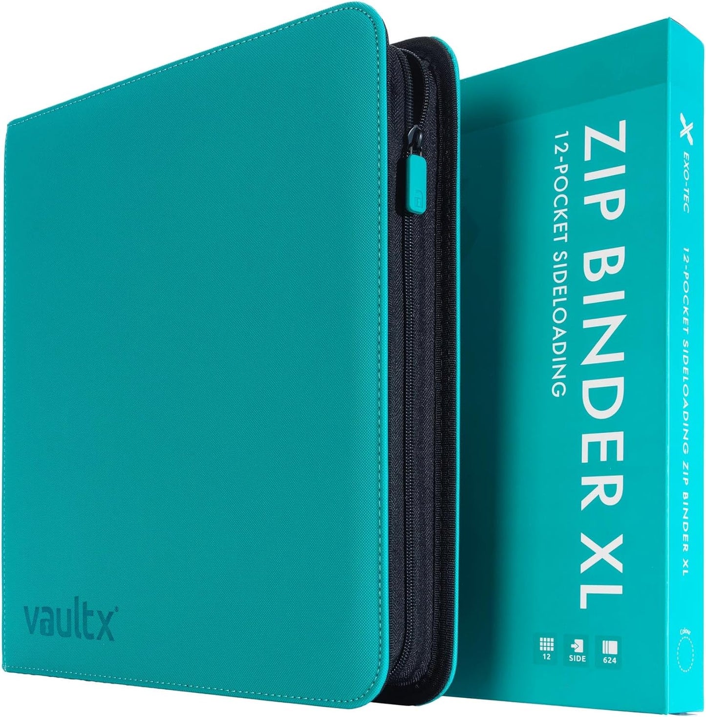 Vault X 12 XL Pocket Trading Card Zip Binder for Collectors