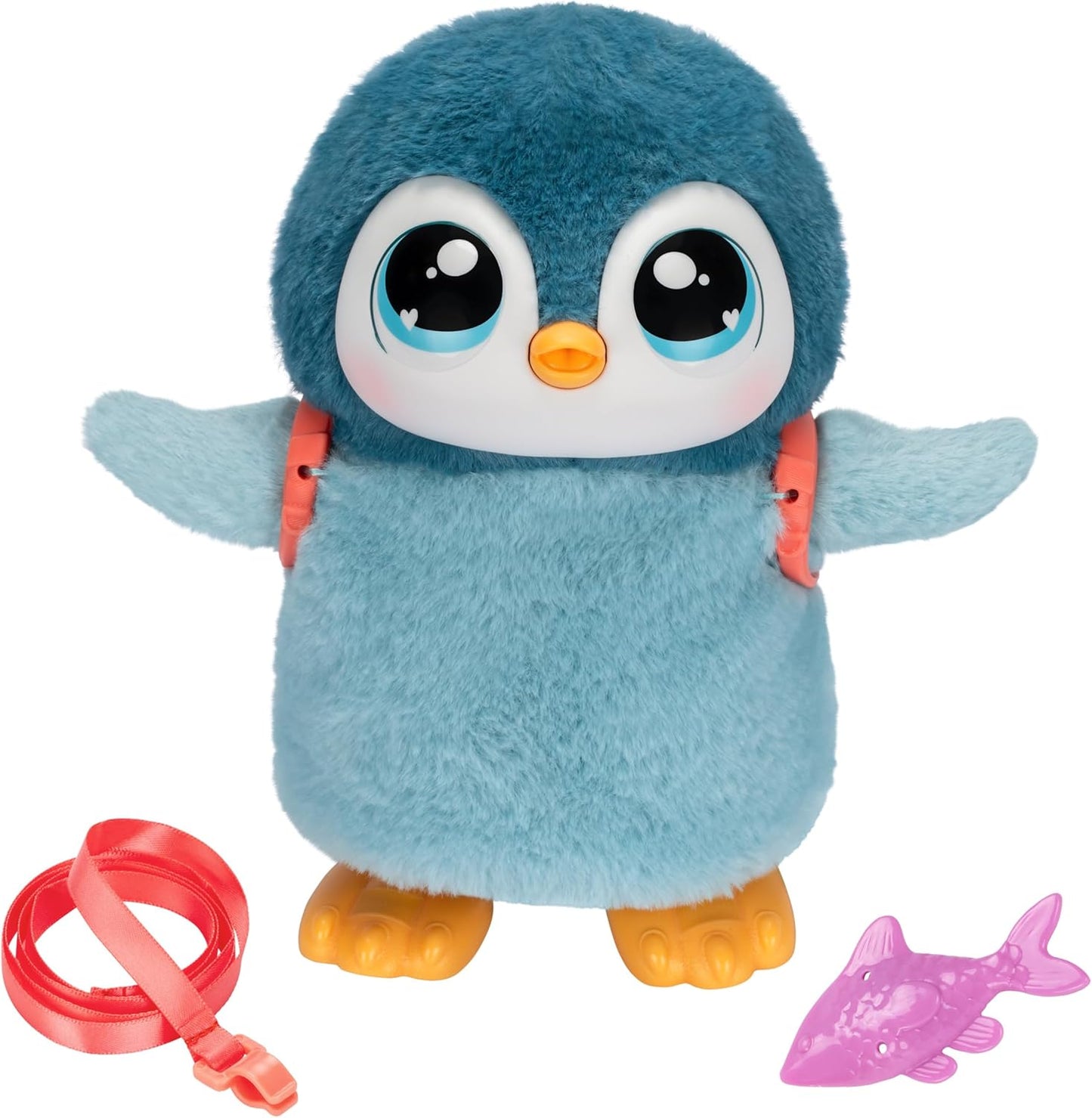 Walking Penguin Interactive Toy: Waddles walks, dances, and flaps wings!
