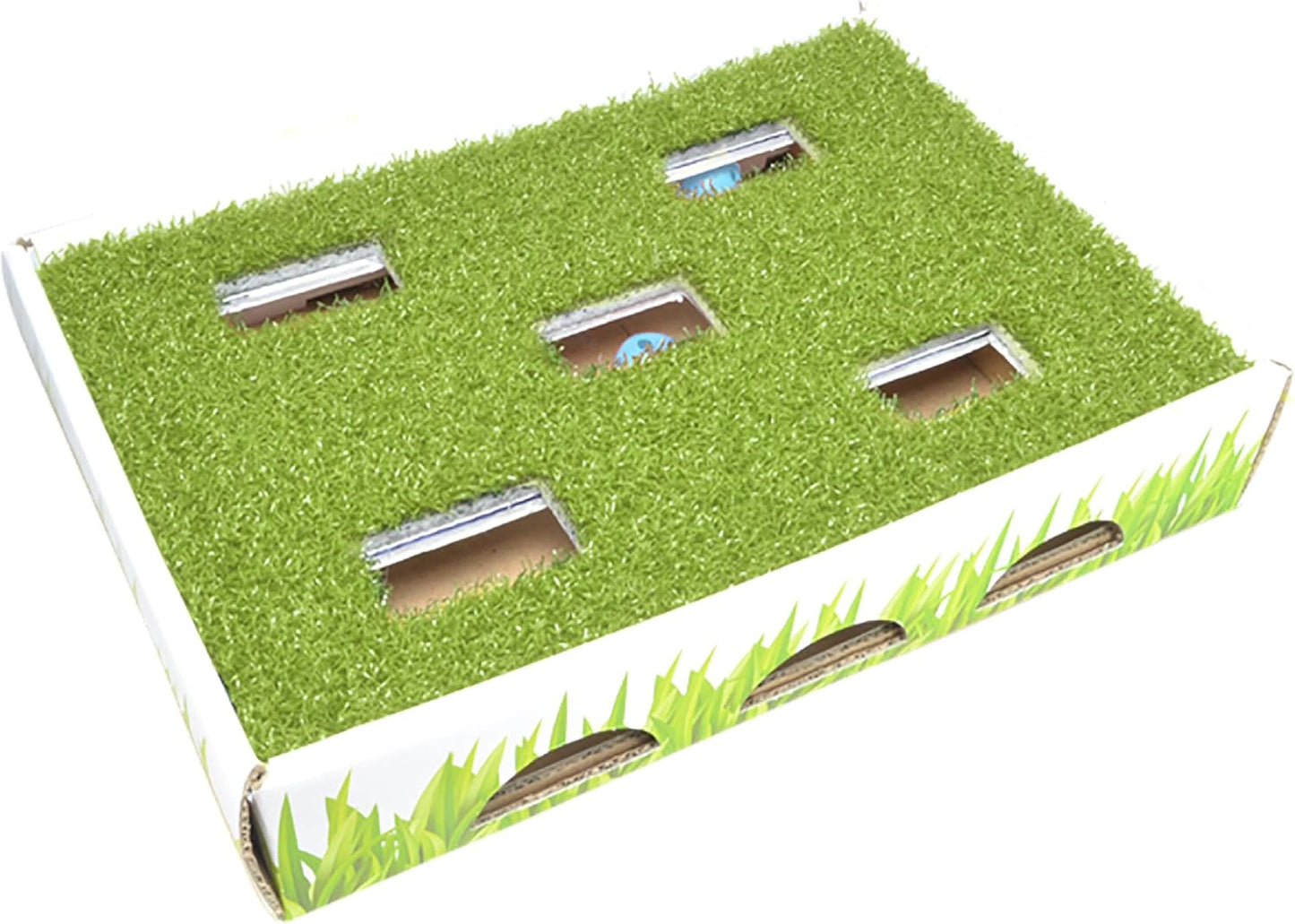 Interactive Cat Grass Box Toy