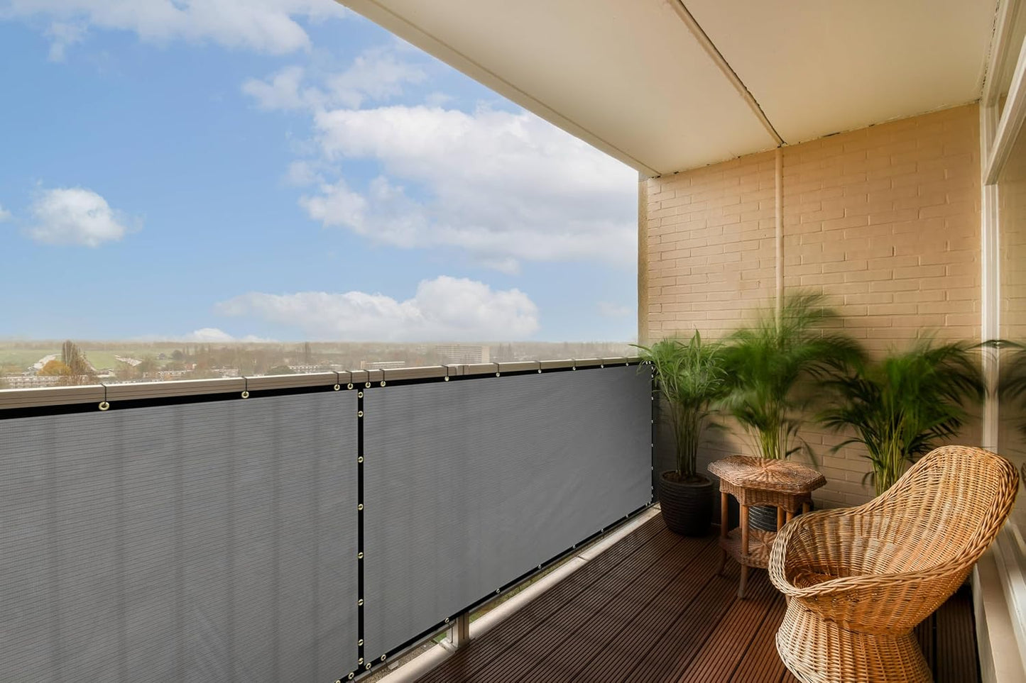 ColourTree Customized Grey 3ft x 200ft Balcony Privacy Screen Review