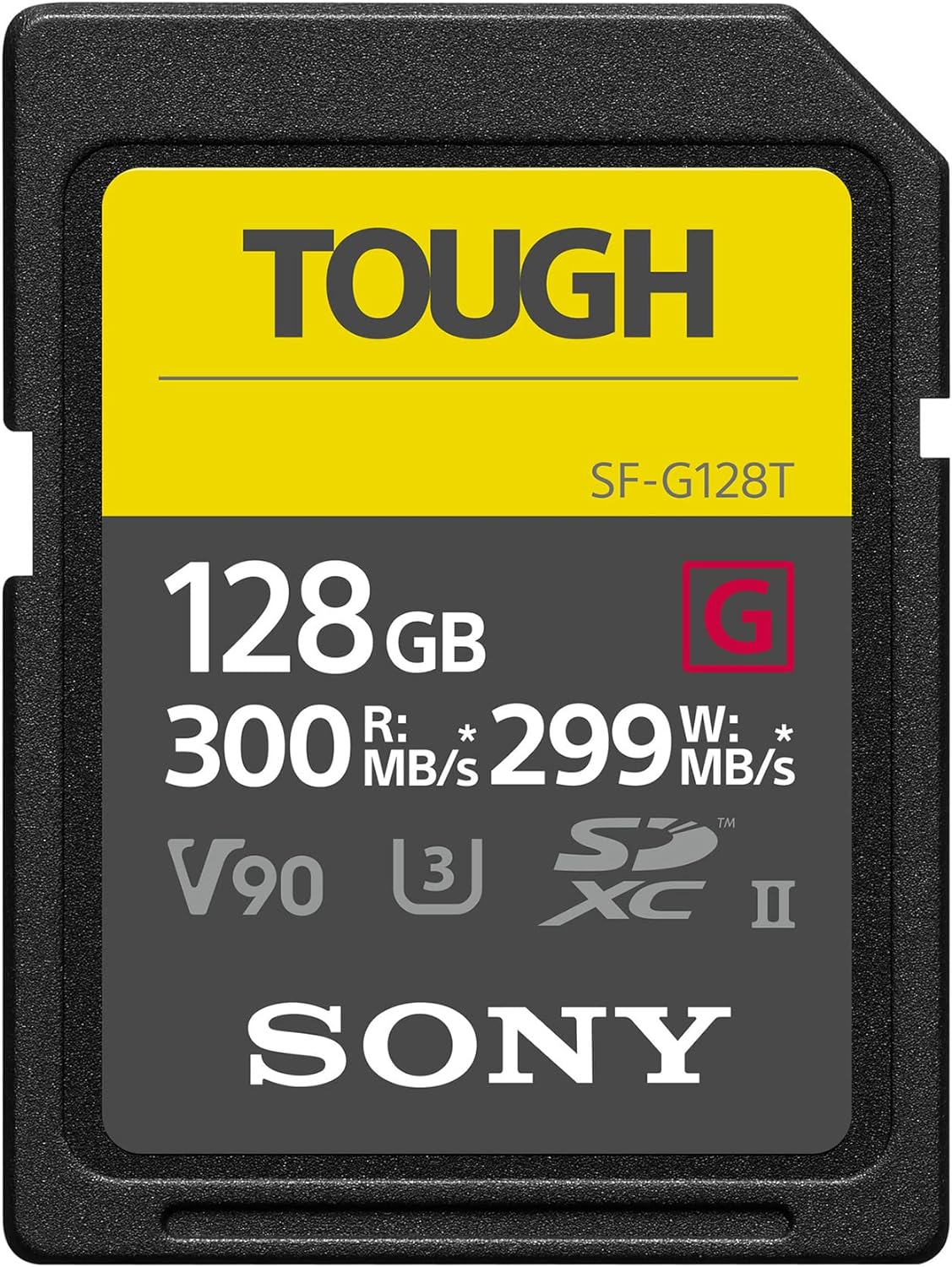 Sony TOUGH-G Series SDXC UHS-II Card 128GB for High-Speed Performance