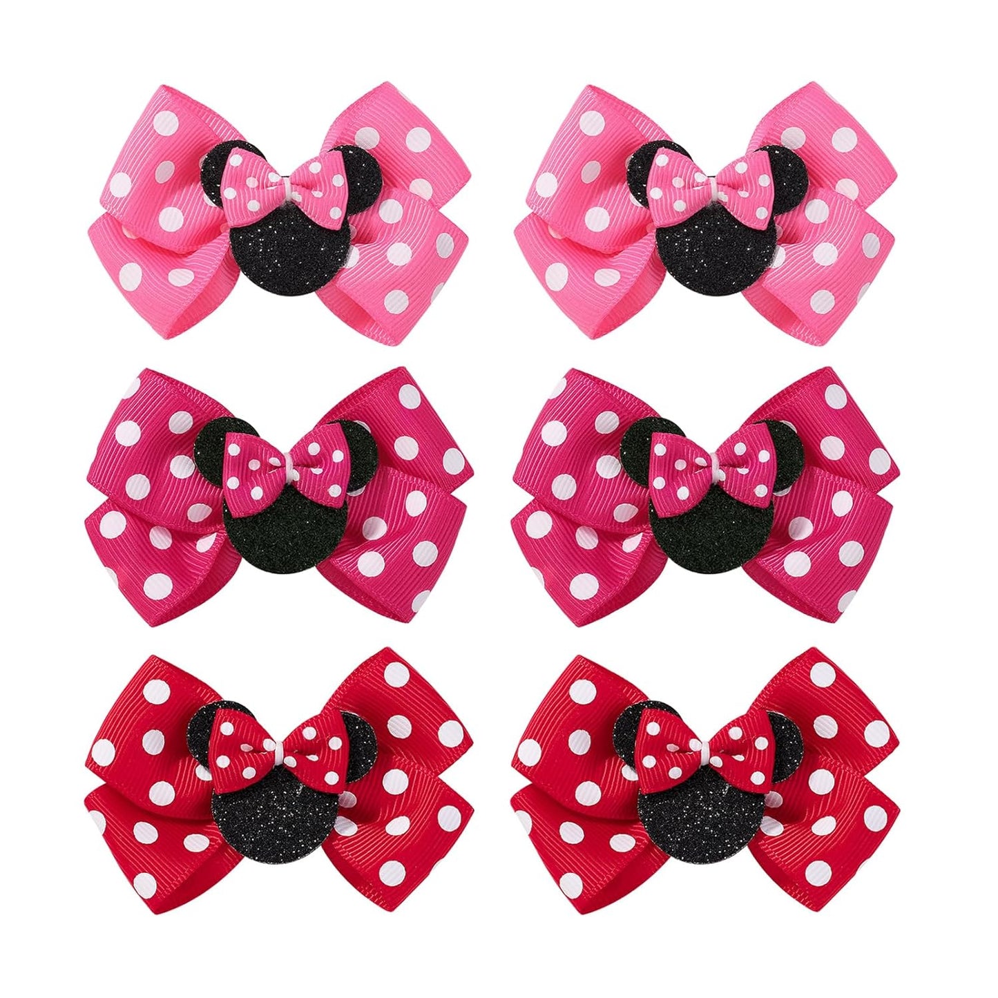 Cute Mouse Ears Hair Clips for Party Fun!