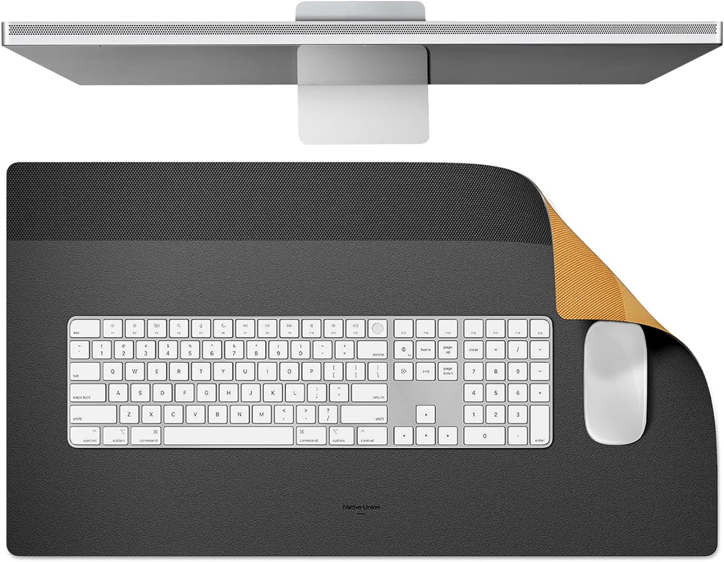Native Union Water-Resistant Desk Mat | Dual-Sided Laptop & Mouse Pad | Easy-Clean, Protective | Sustainable Materials | 25.6 x 14.1