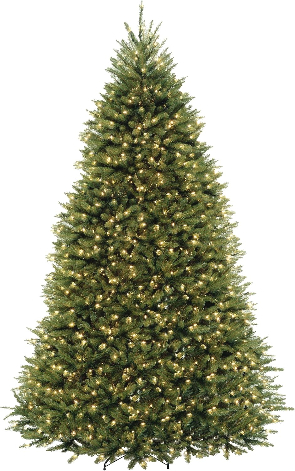 9 ft Pre-Lit Dunhill Fir Artificial Christmas Tree with LED Lights