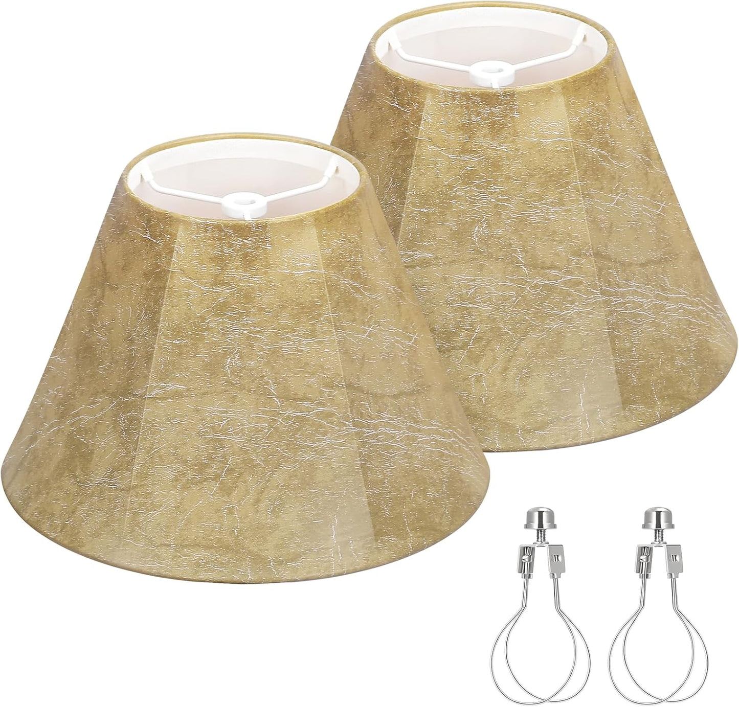 Rustic Lamp Shades Set of 2 for Table and Bedside Lamps