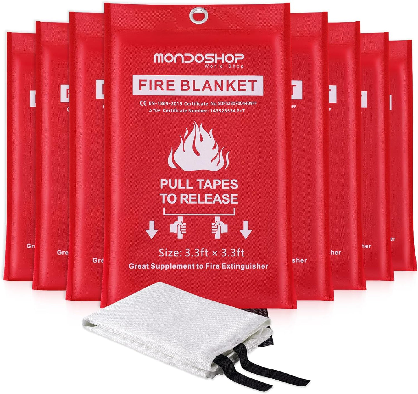 Mondoshop Fire Blanket - Ultimate Home Safety Essential