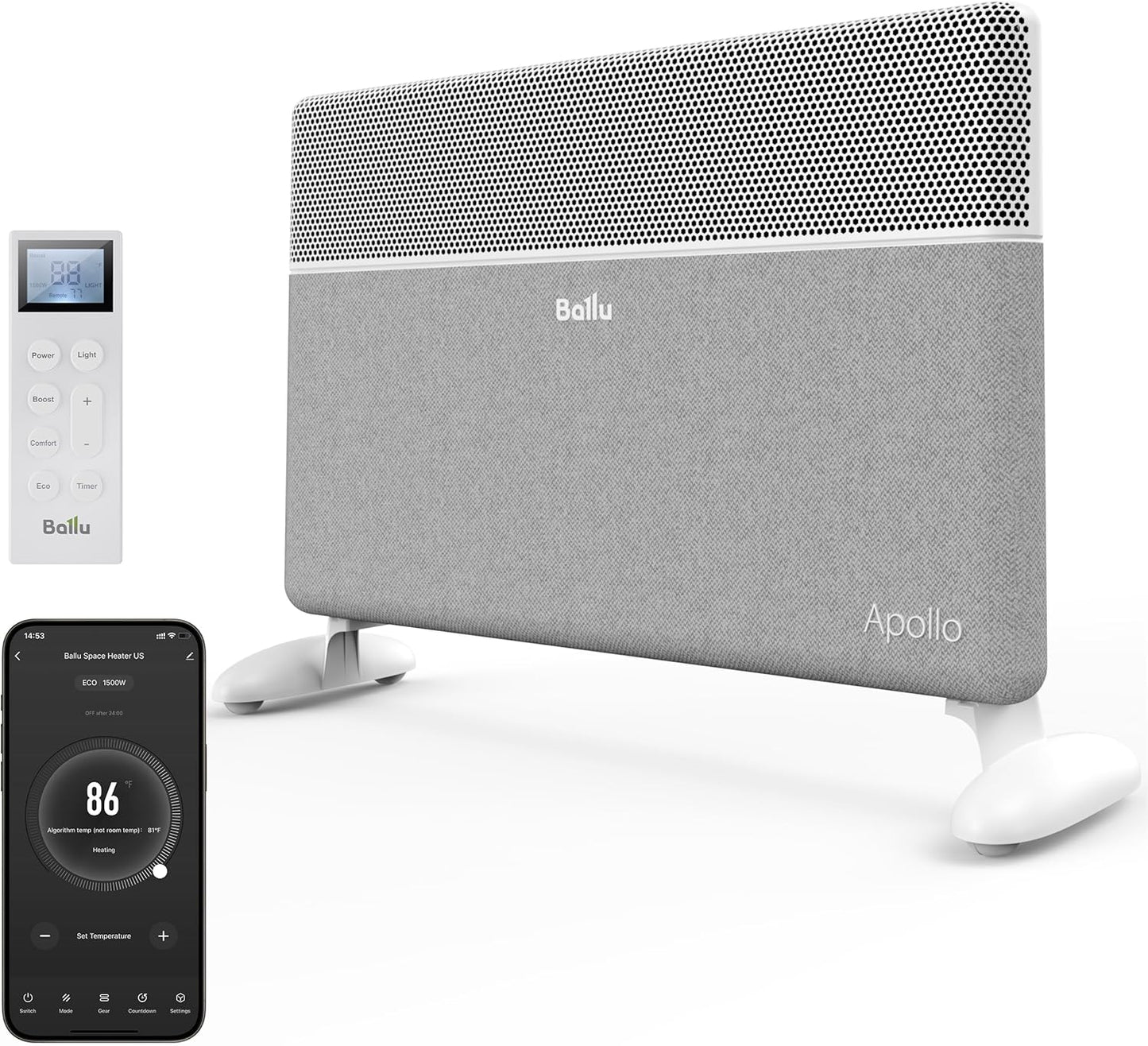 Ballu 1500W Smart Convection Heater