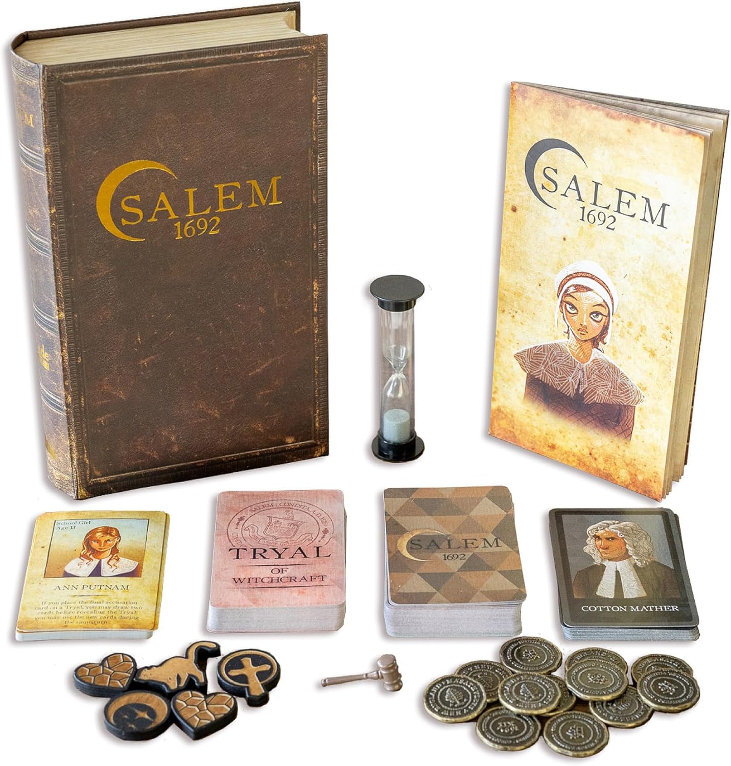 Salem 1692 Deluxe Edition Board Game - Witch Hunt for All