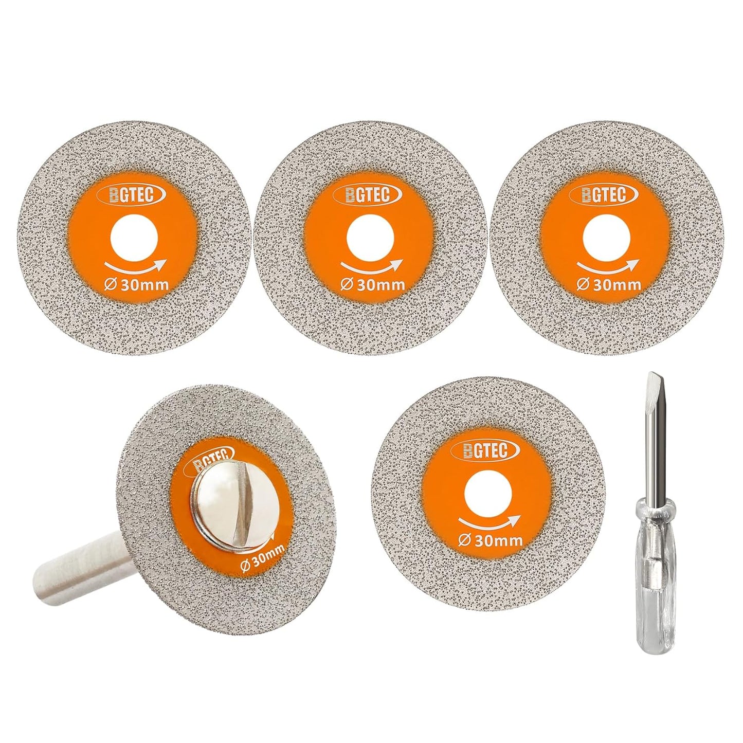 BGTEC Mini Diamond Glass Cutting Disc Set