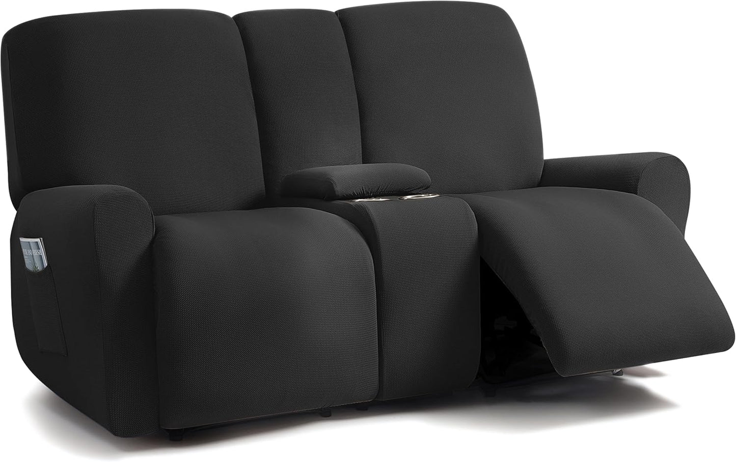 ULTICOR Jacquard Design Reclining Loveseat Cover for Comfort