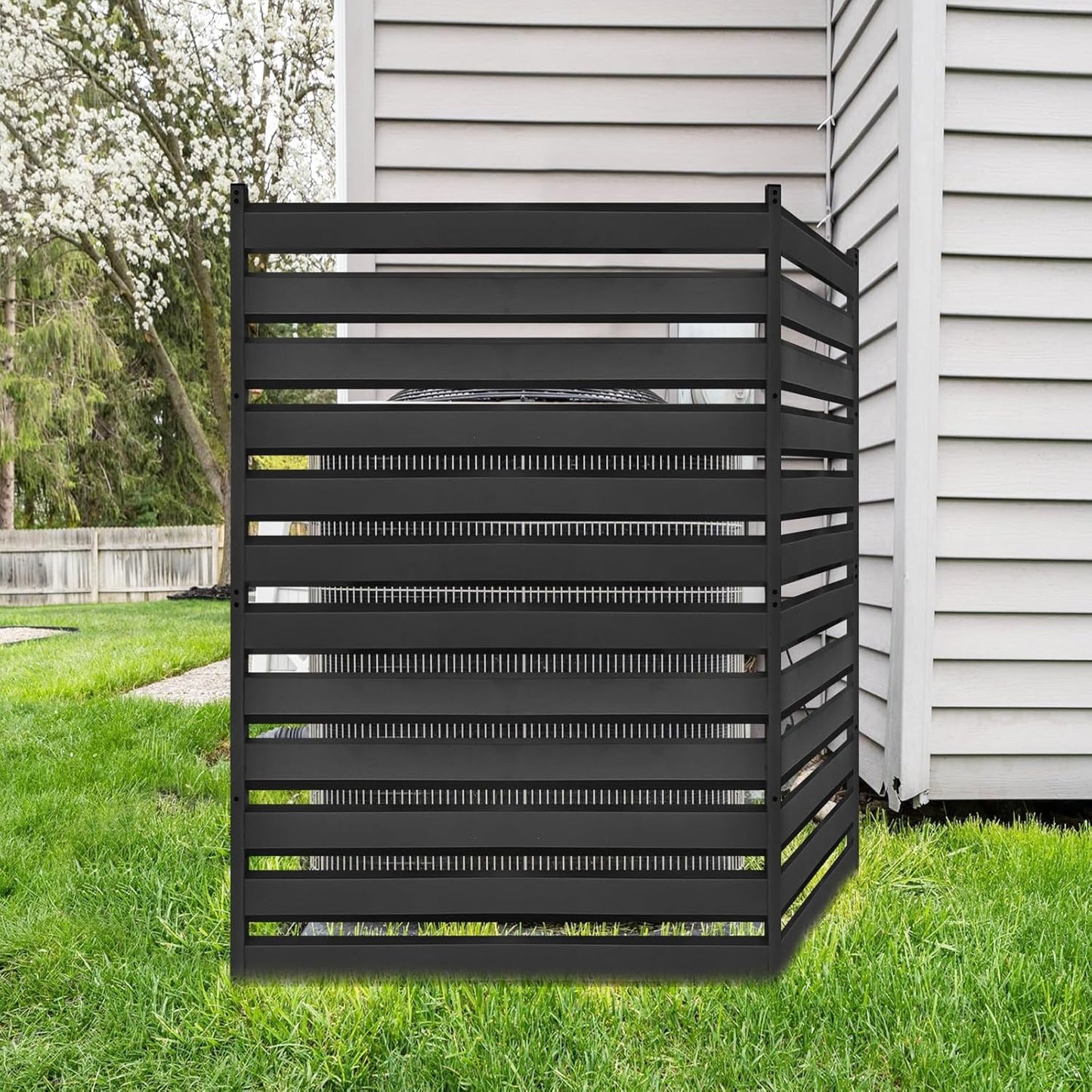 48in H x 38in W Air Conditioner Fence Screen for Privacy