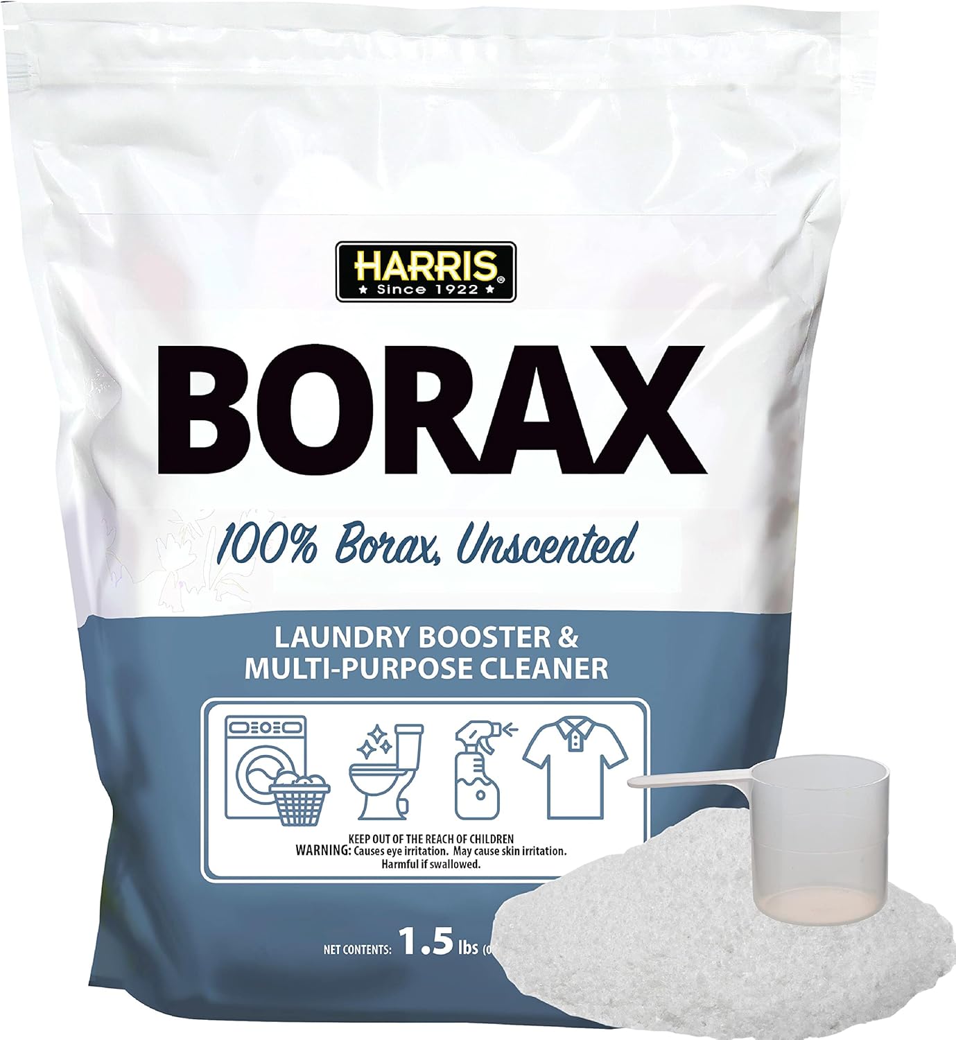 Boost Your Laundry with Harris Borax Powder