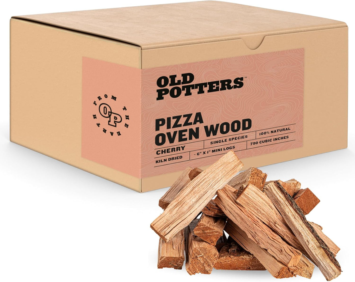 Kiln Dried Mini Pizza Oven Cooking Logs for Grills and Smokers