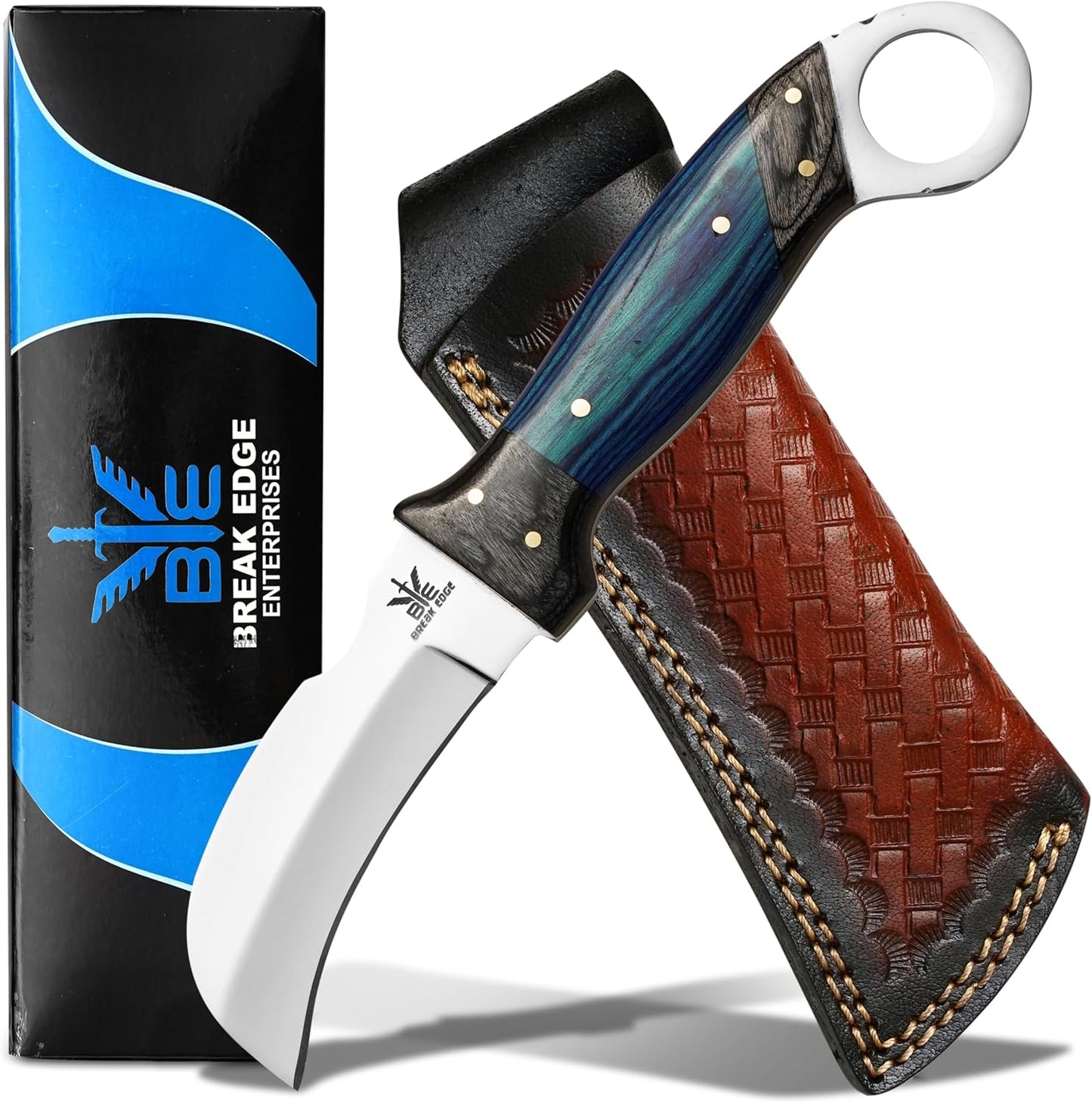 Handmade Stainless Steel Linemans Hawkbill Knife for Professionals
