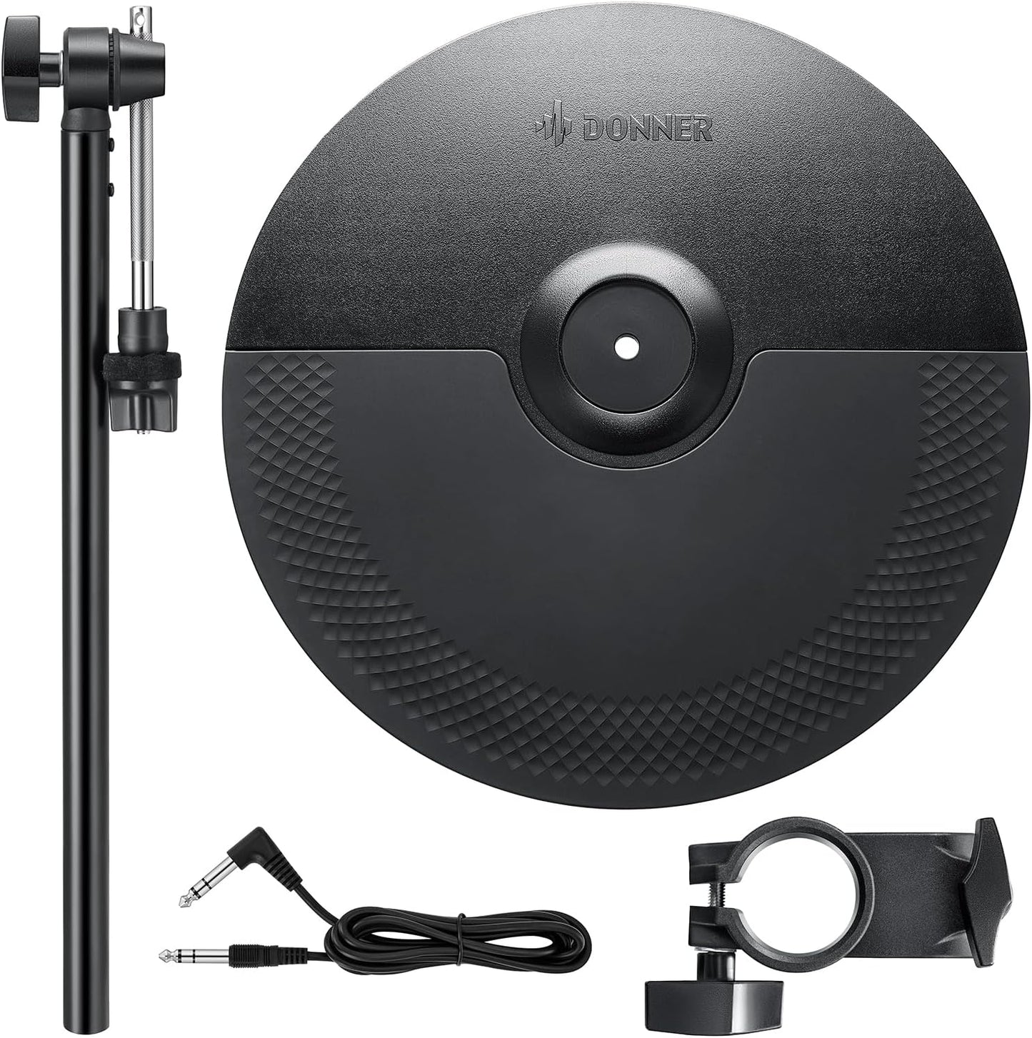 Donner Mute Cymbal Set with 12-inch Cymbals for Electric Drums