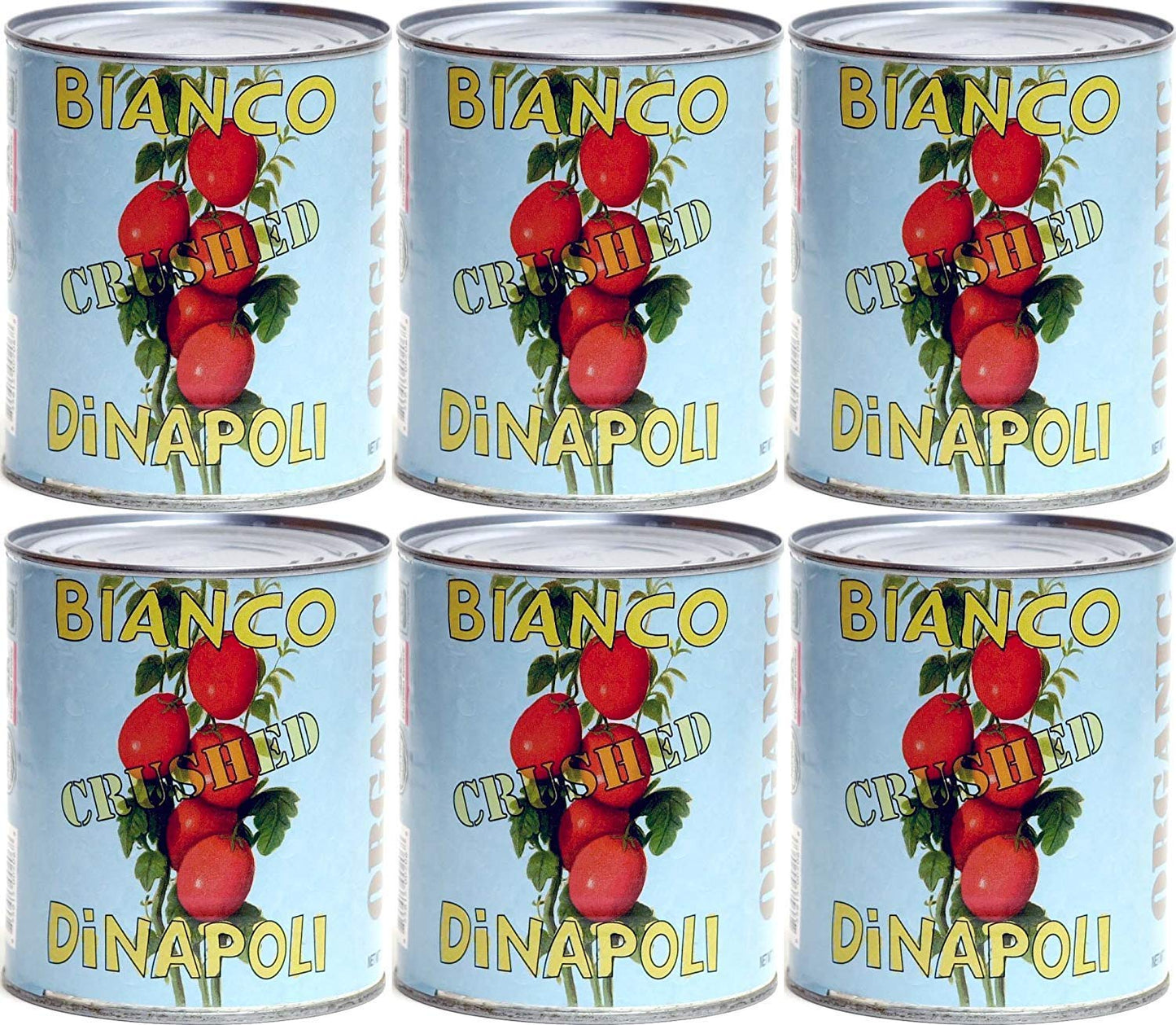 Bianco DiNapoli Organic Crushed Tomatoes - 28 oz, 6 Pack