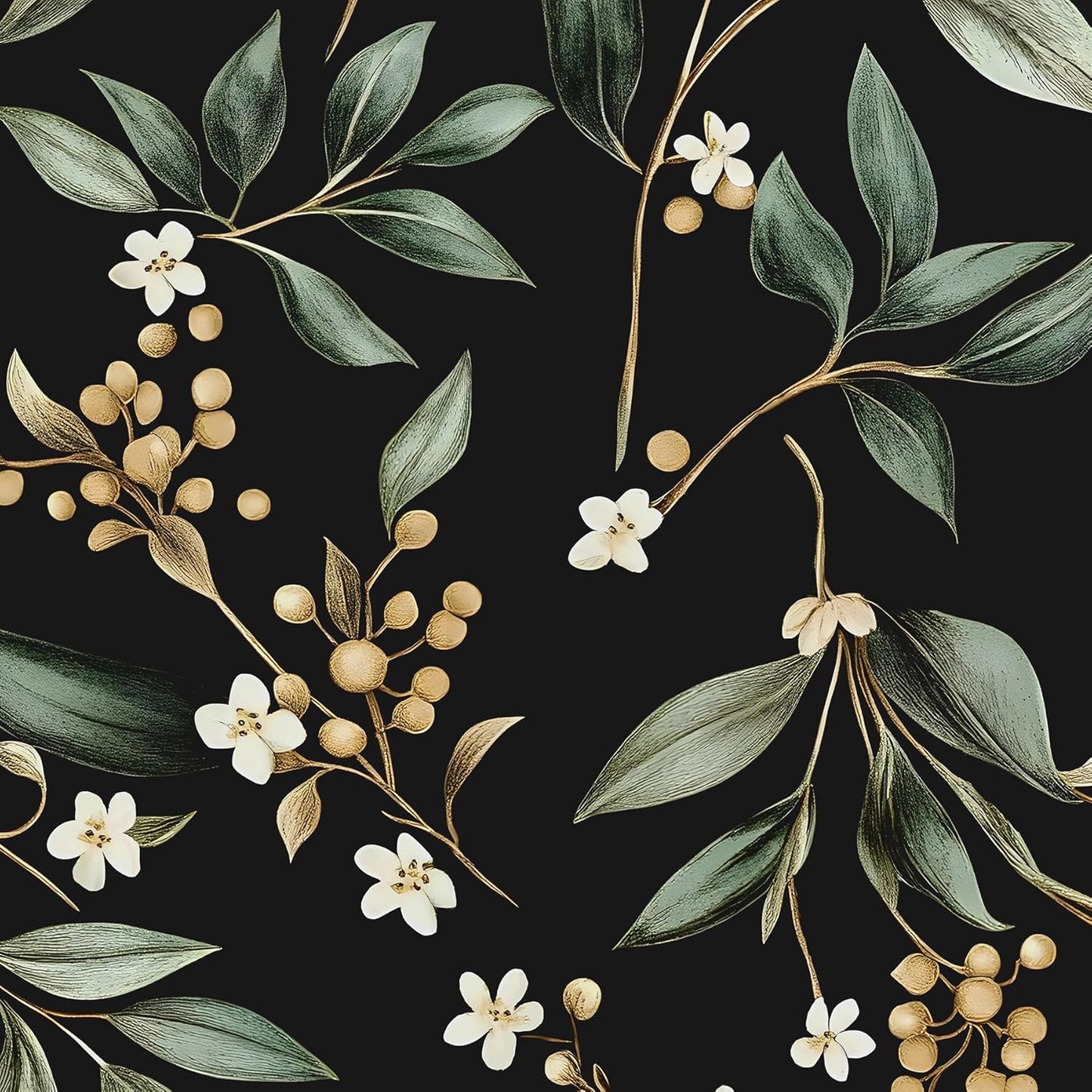 Extra Long Dark Peel and Stick Wallpaper for DIY Home Decor
