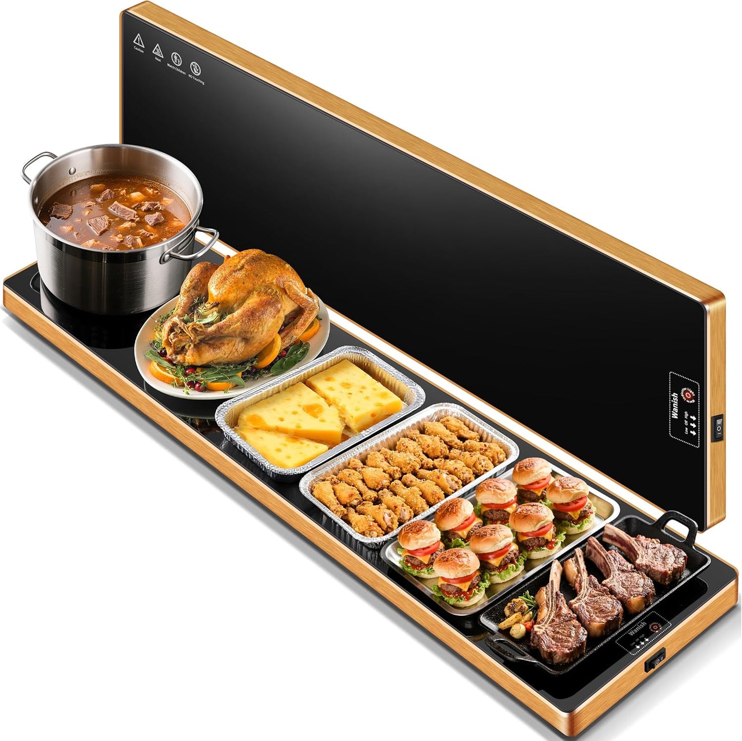 Electric Warming Tray for Parties Buffet & Gathering - 59x12