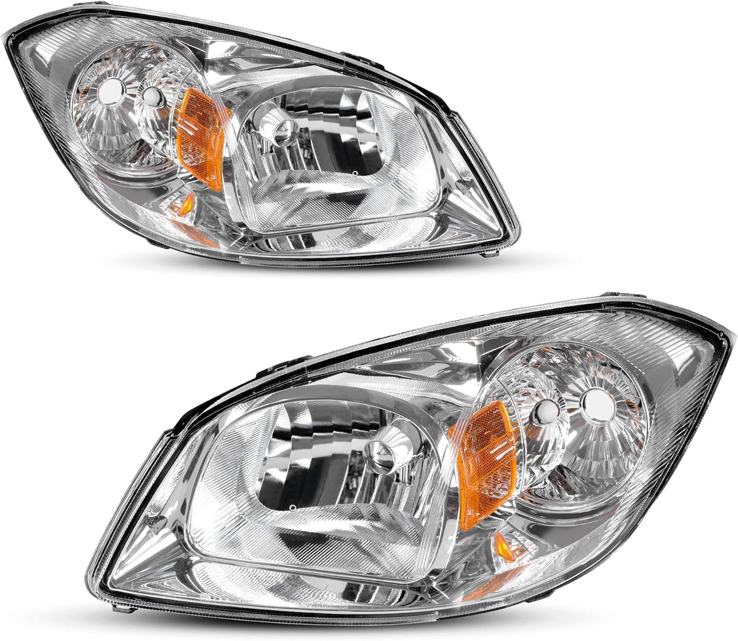 oEdRo Headlights Assembly for 2005-2010 Chevy Cobalt & More